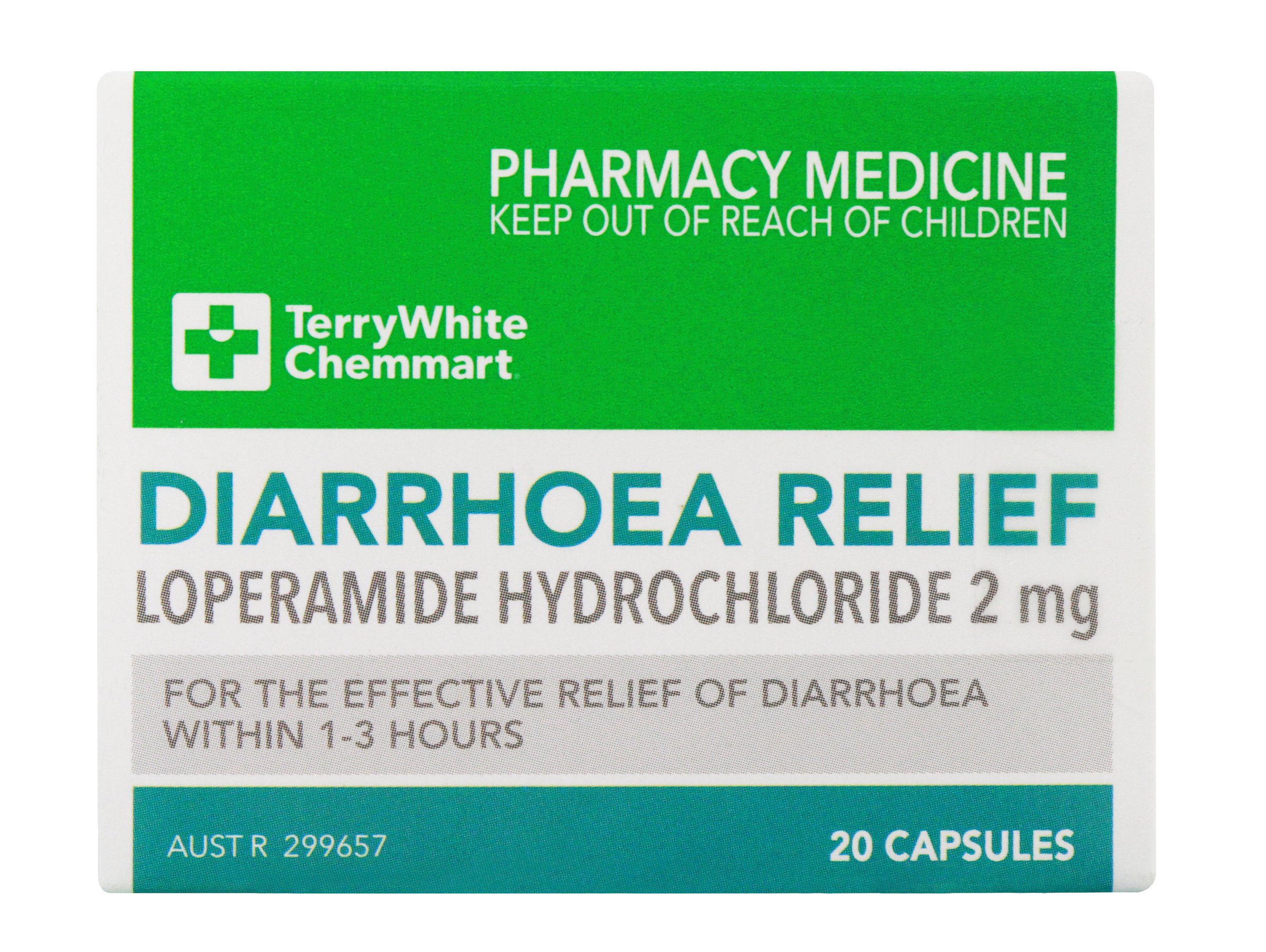 TerryWhite Chemmart Diarrhoea Relief 20 capsules - Image 2