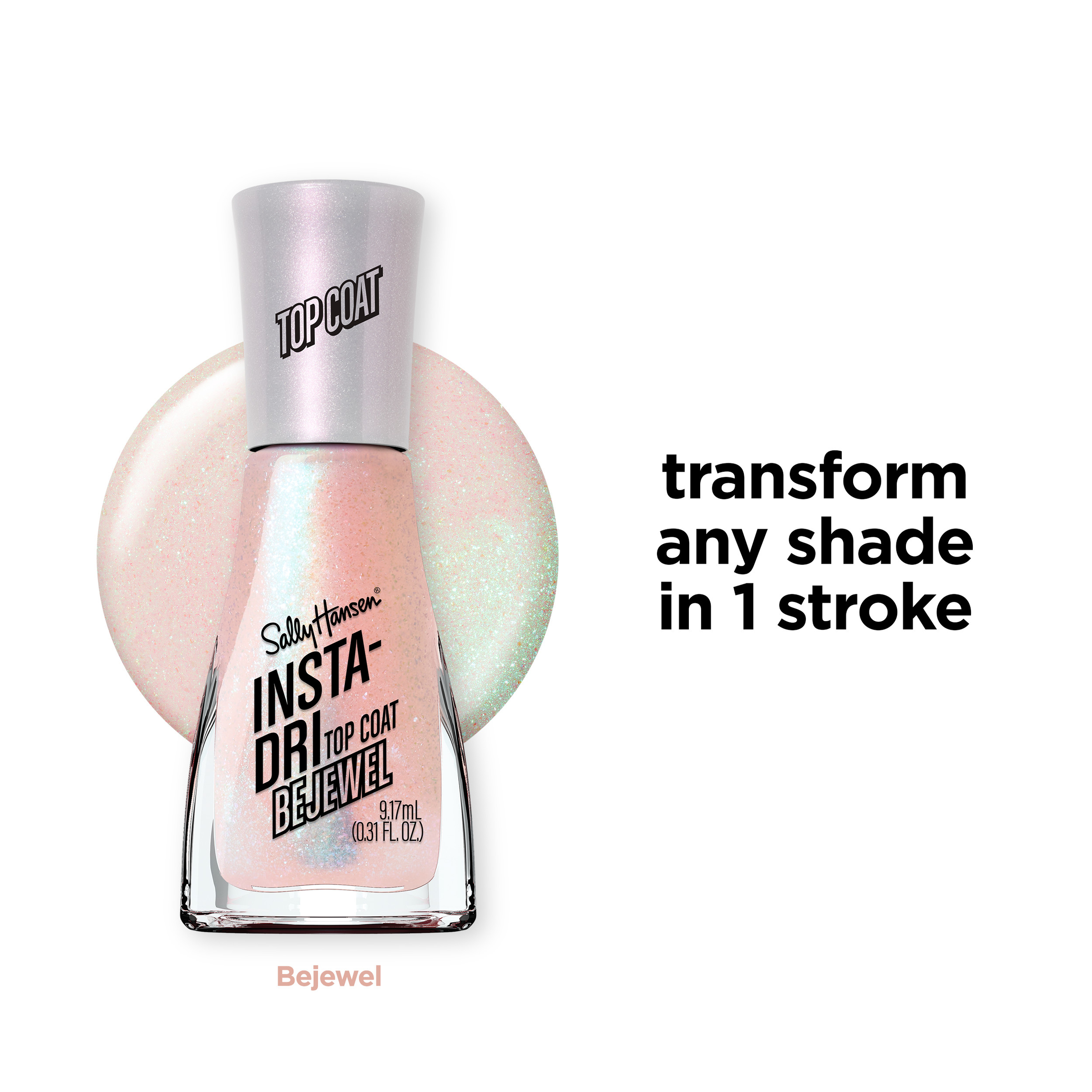 Sally Hansen Insta-Dri Chrome Nail Polish Bejewel 9.17ml - Image 2
