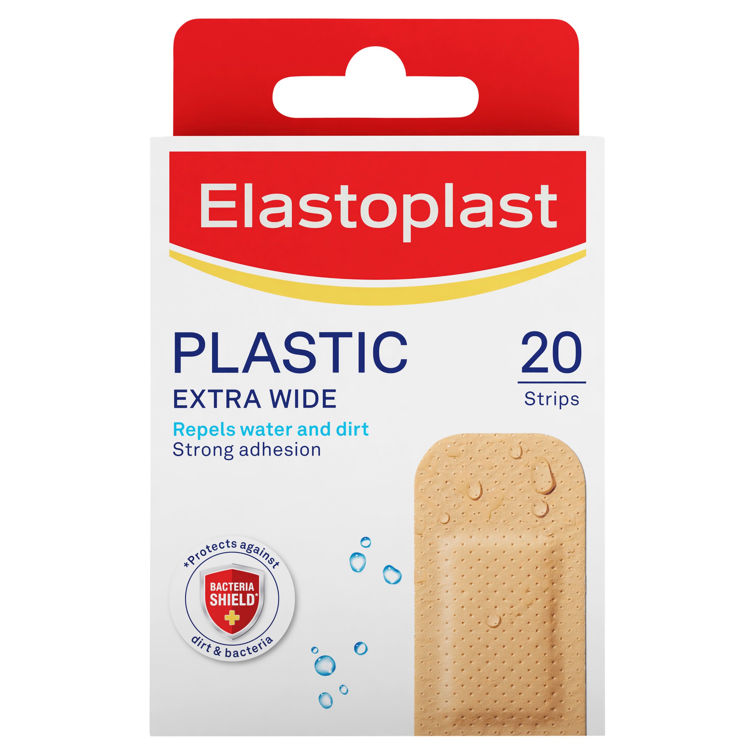 Elastoplast Plastic Strips Extra Wide 20 pack - Image 1
