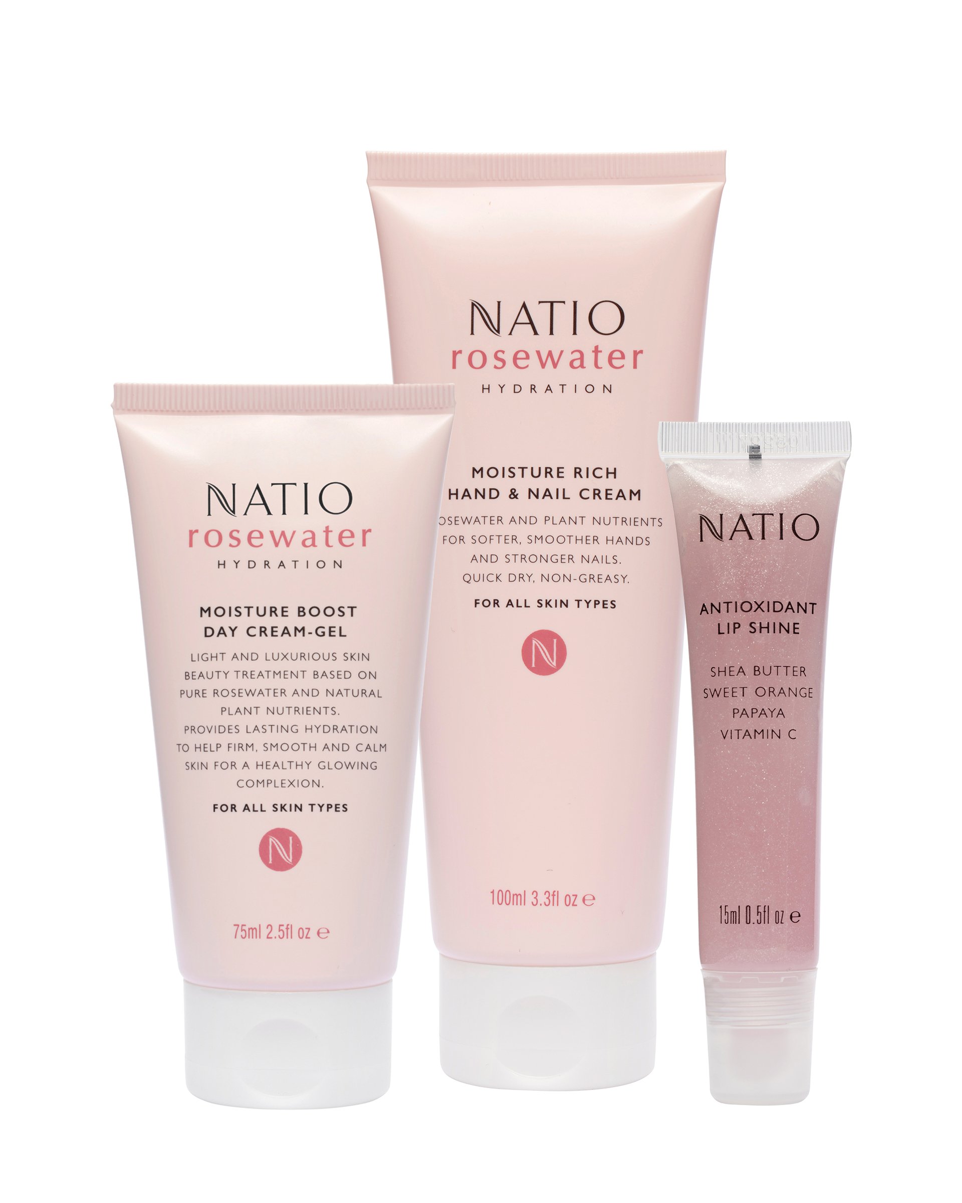 Natio Rosewater Nurtured Gift Set 4 piece - Image 2