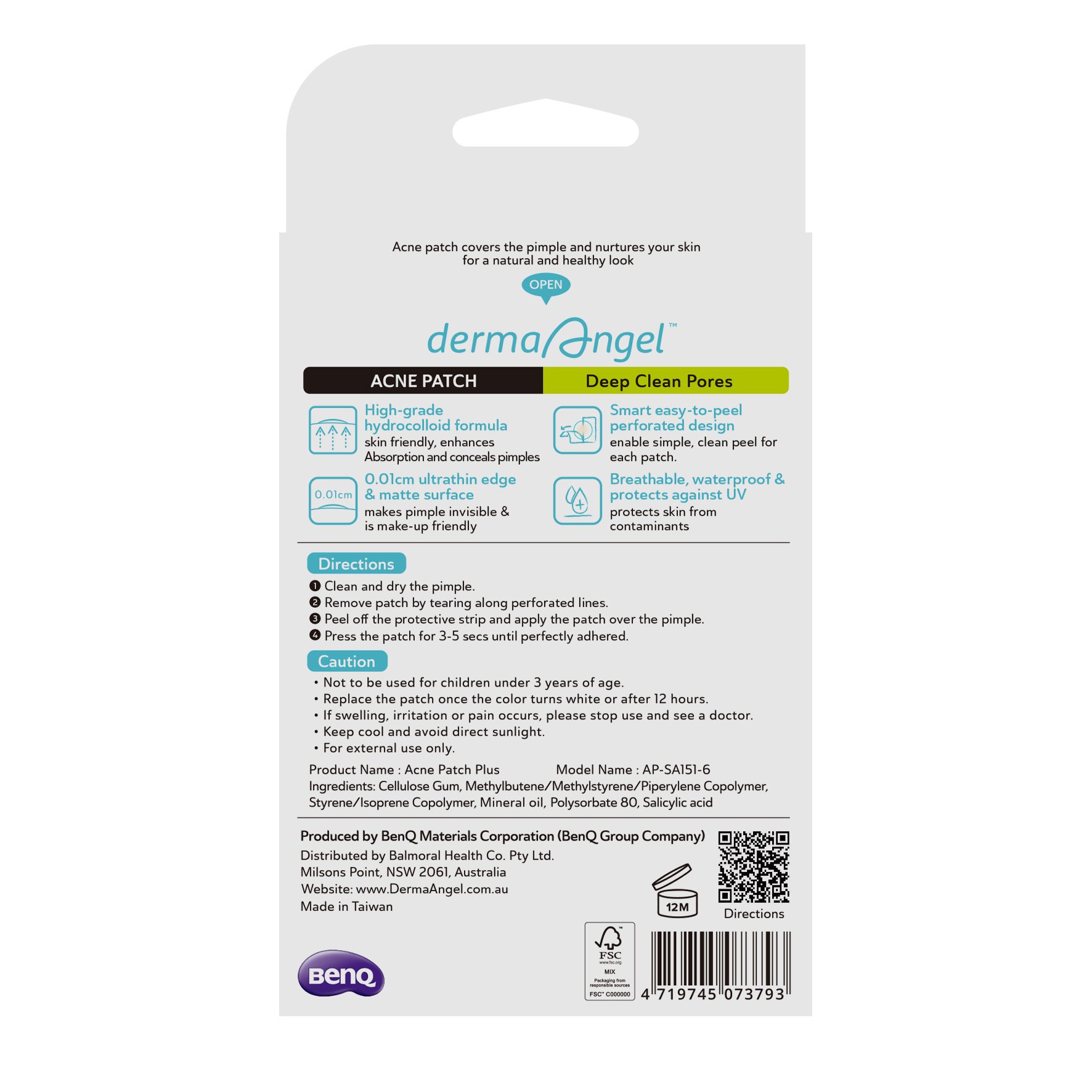 Derma Angel Acne Patch Day 24 pieces - Image 2