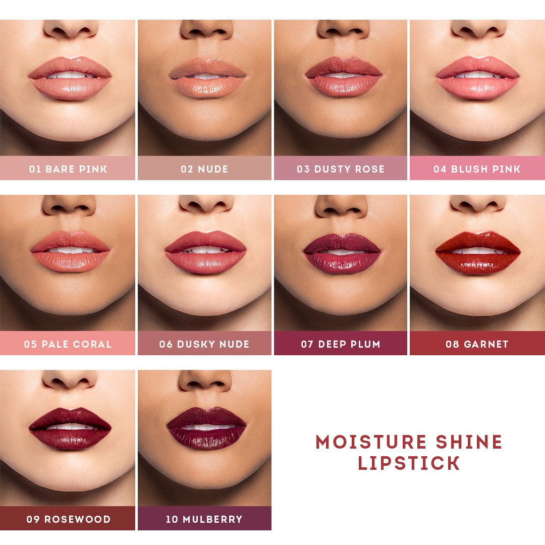 Nude by Nature Moisture Shine Lipstick 06 Dusky Nude 1 each - Image 3