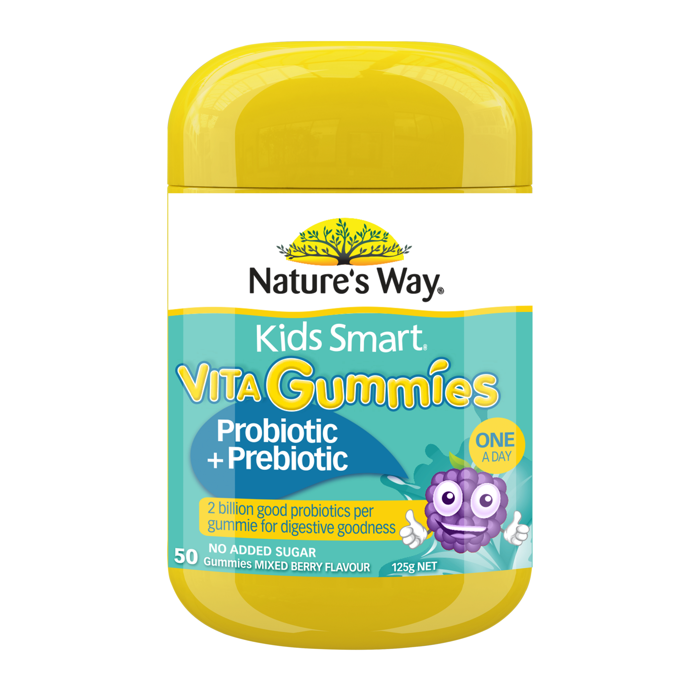 Nature's Way Kids Smart Vita Gummies Prebiotic & Probiotic 50 pastilles - Image 1