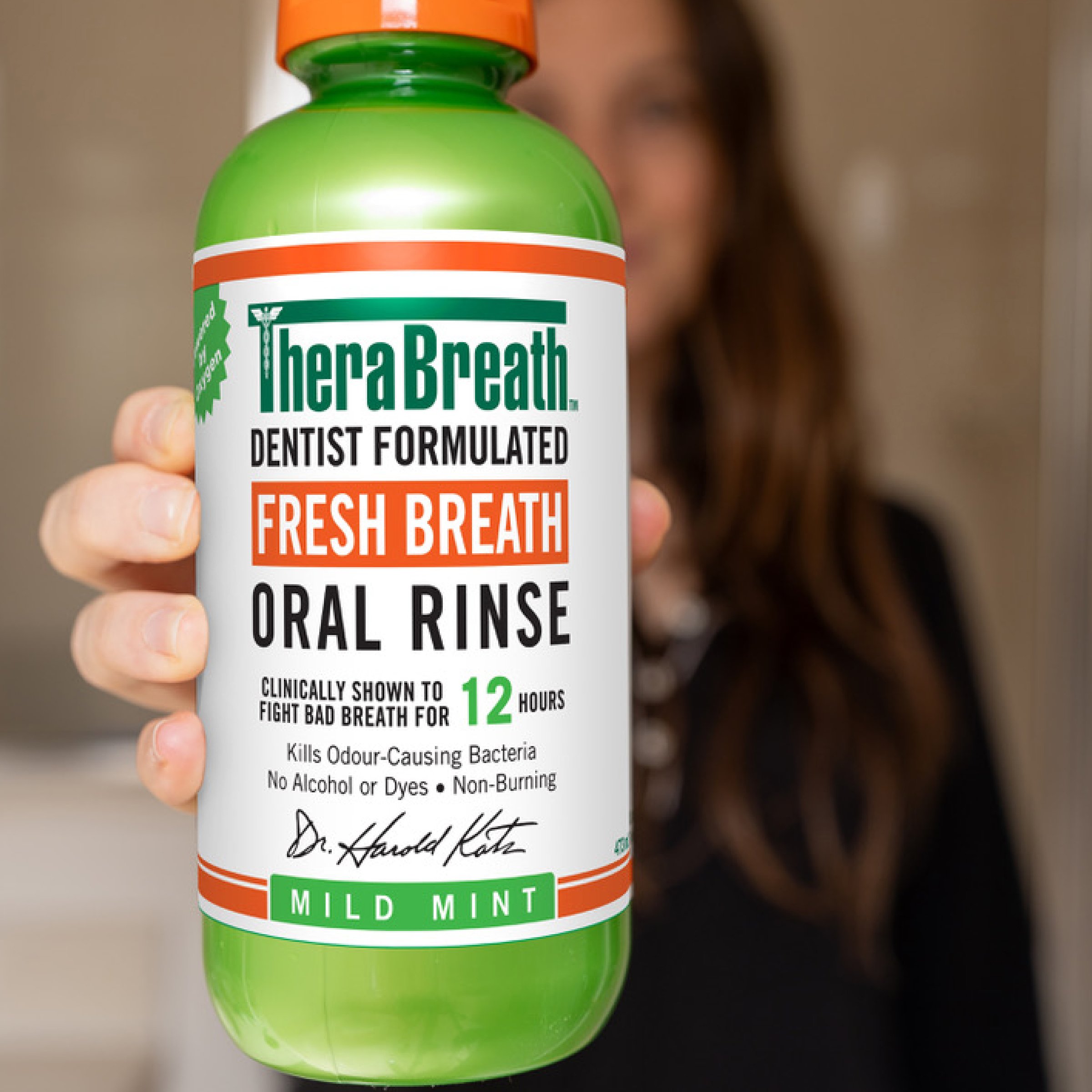 TheraBreath Oral Rinse Mild Mint 473ml - Image 5