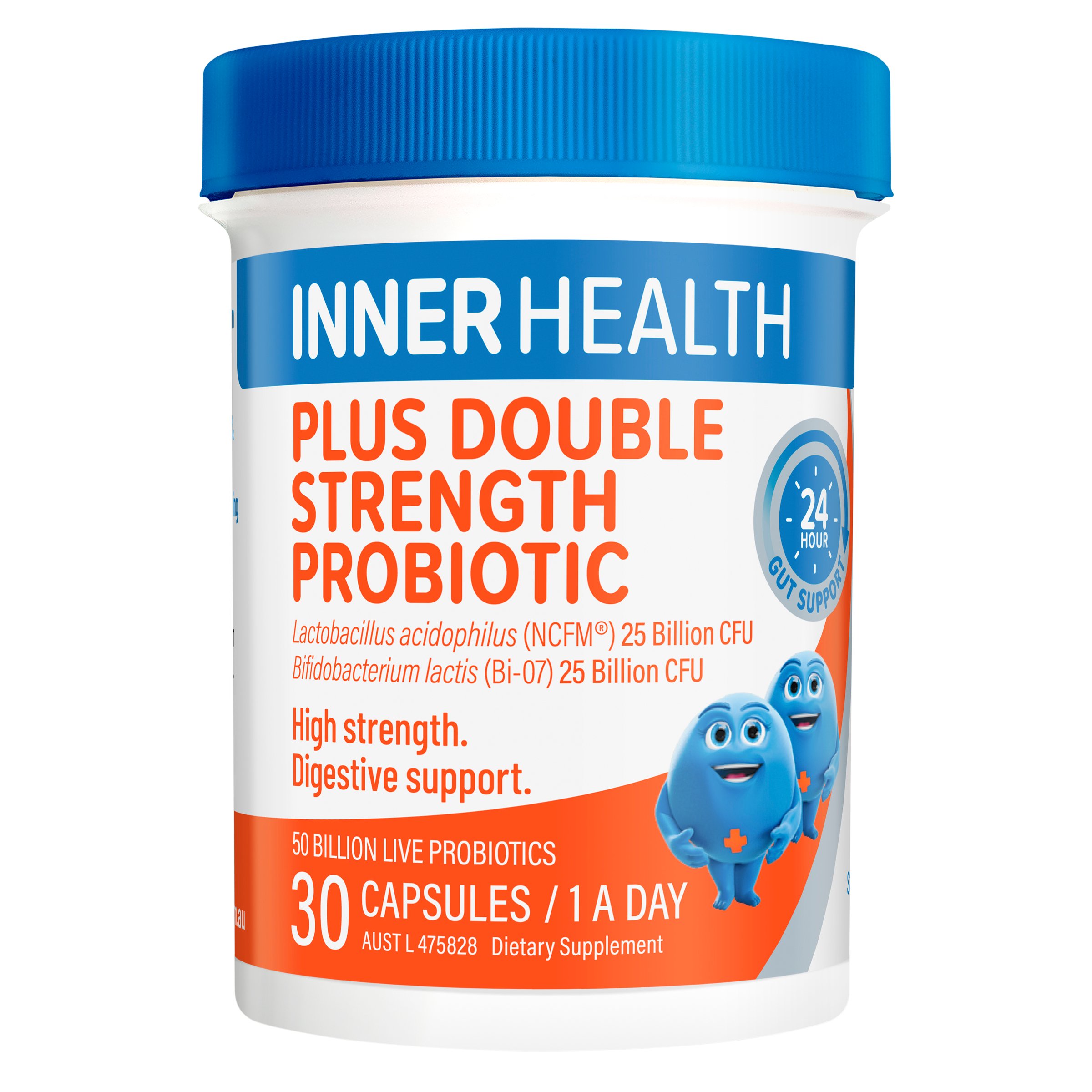 Inner Health Plus Double Strength Probiotic 30 capsules - Image 1
