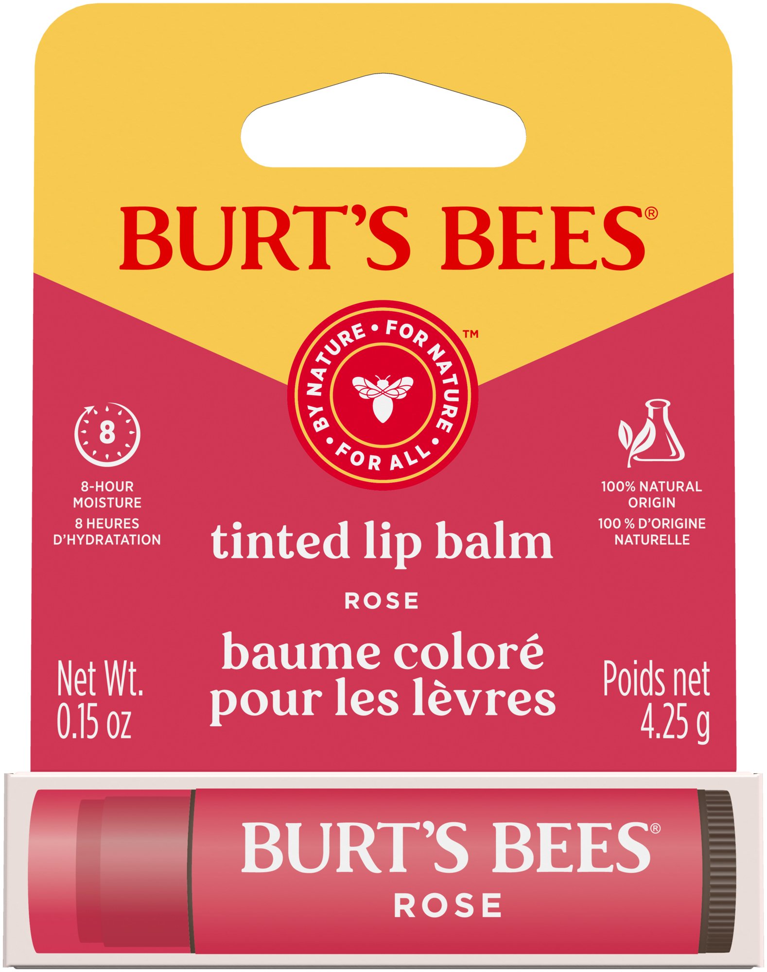 Burt's Bees Lip Balm Tinted Rose 4.25g