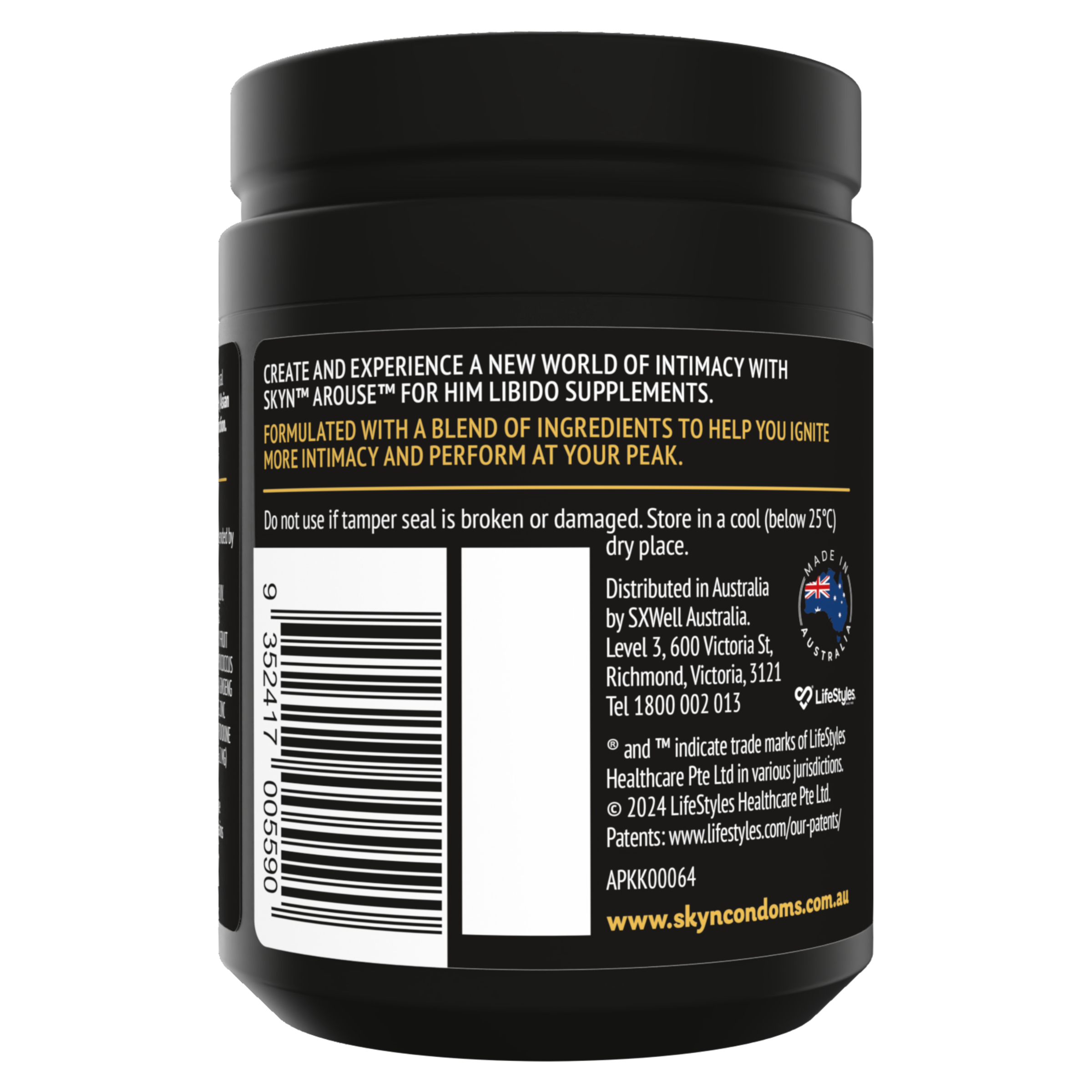 Skyn Arouse For Him Libido Supplements 60 tablet - Image 3
