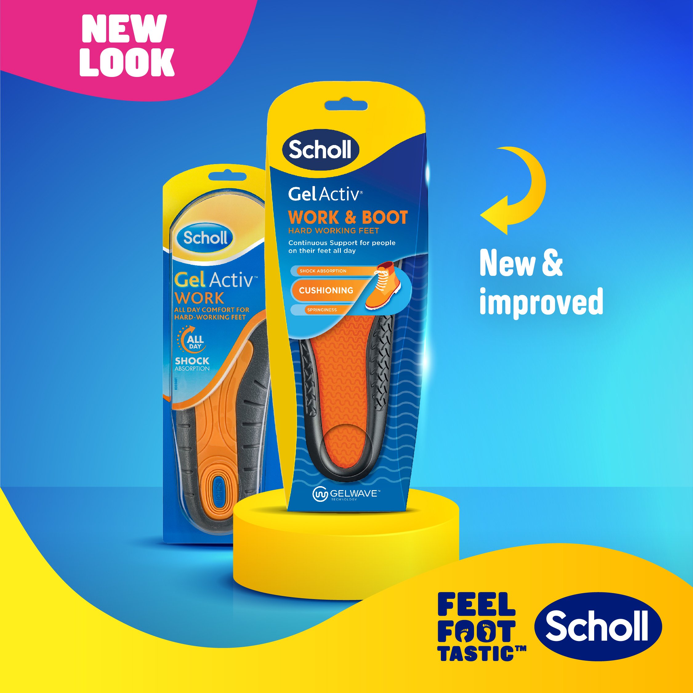 Scholl Gel Activ Insole Work & Boot Small 1 each - Image 7