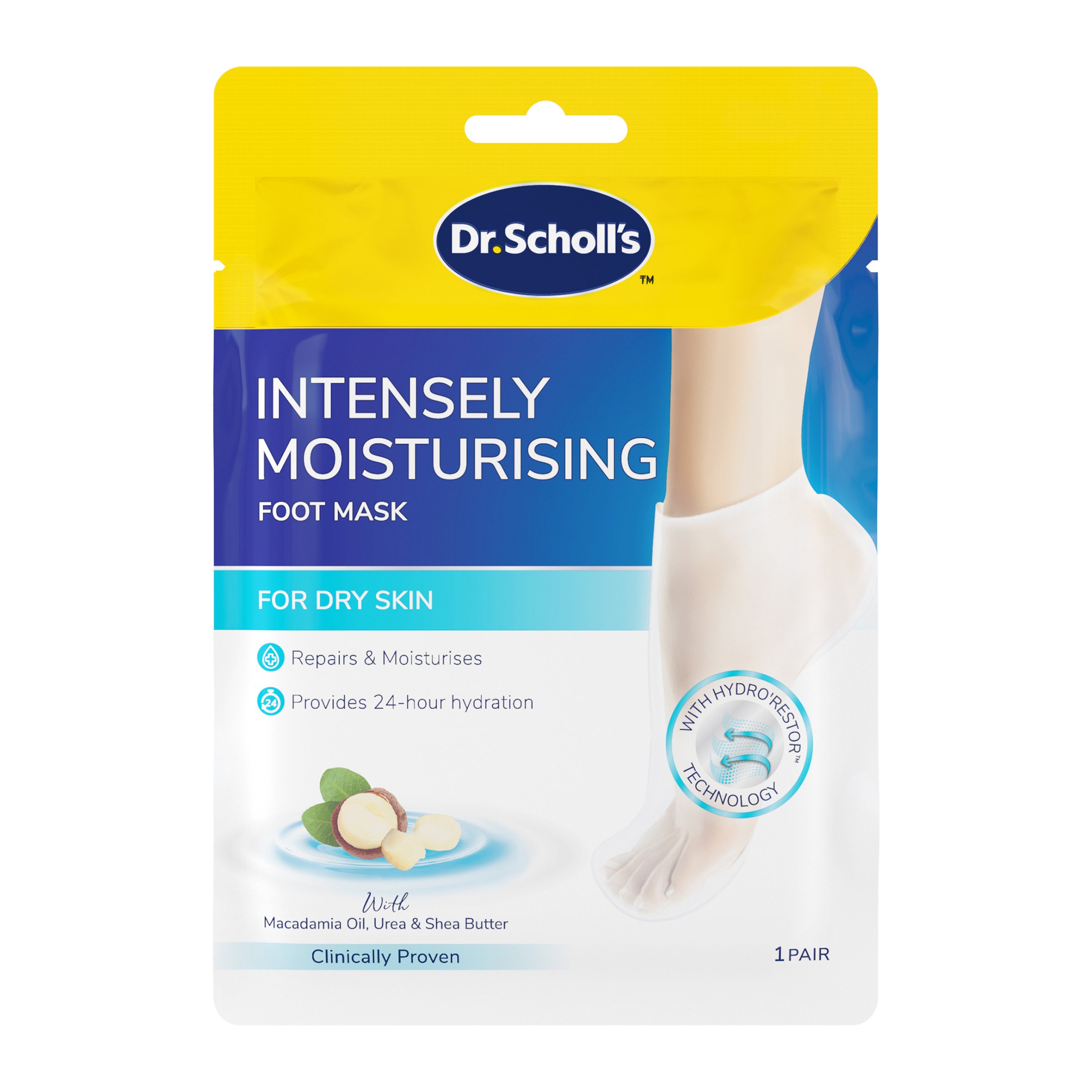 Scholl PediMask Dry Skin 1 pair - Image 1