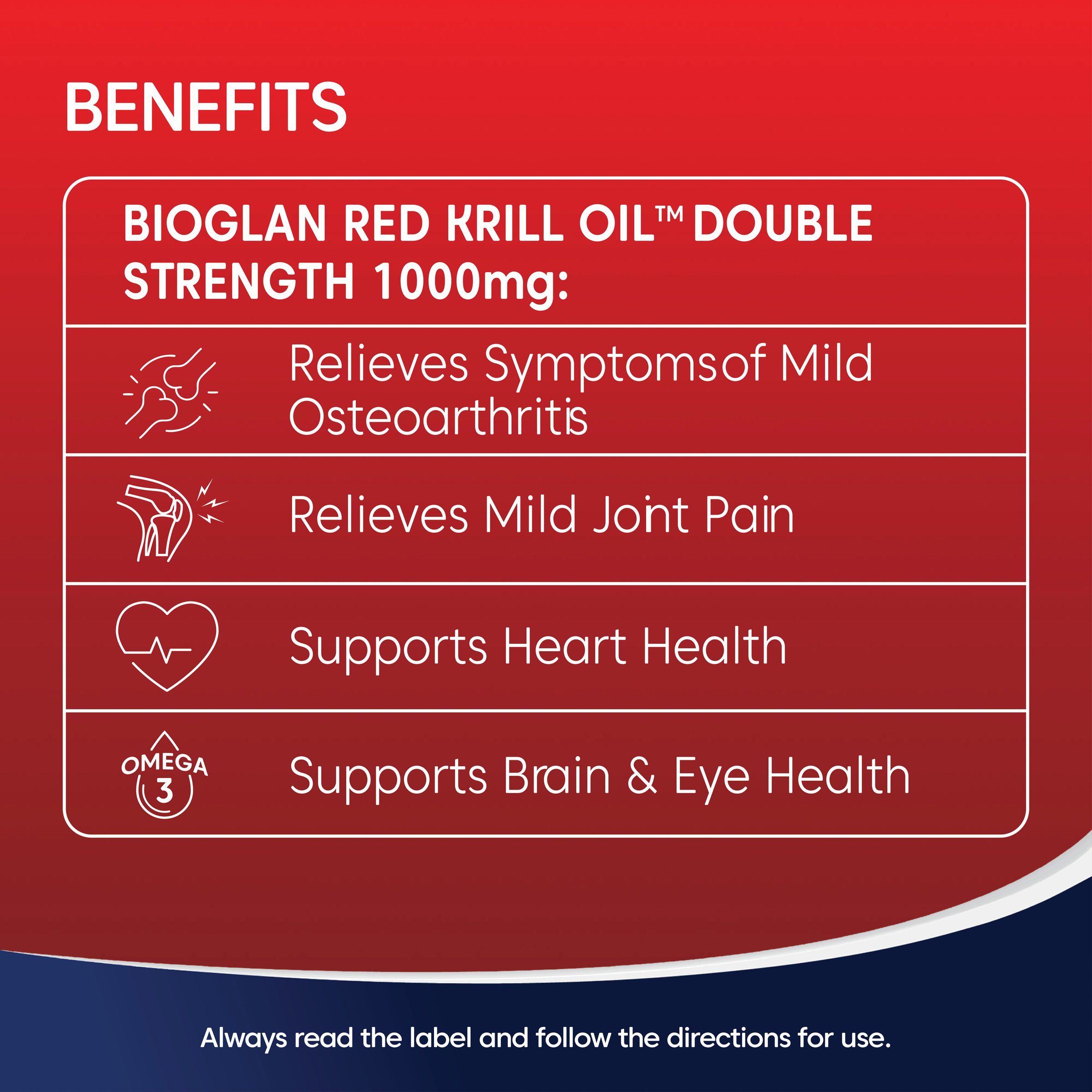 Bioglan Red Krill Oil Double Strength 1000mg - 120 capsules - Image 5