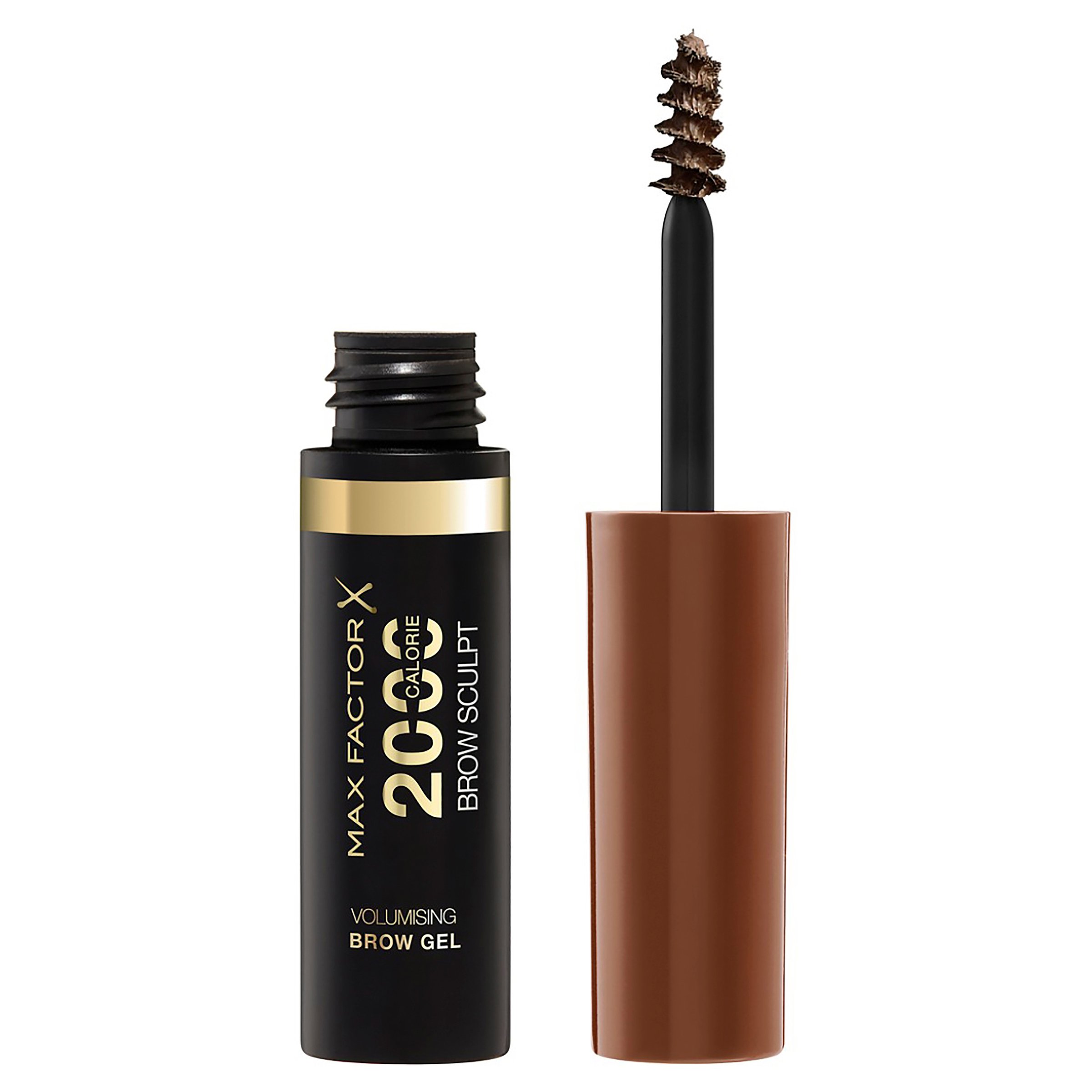 Max Factor 2000 Calorie Volumizing Brow Gel 003 Brown 4.5ml - Image 1