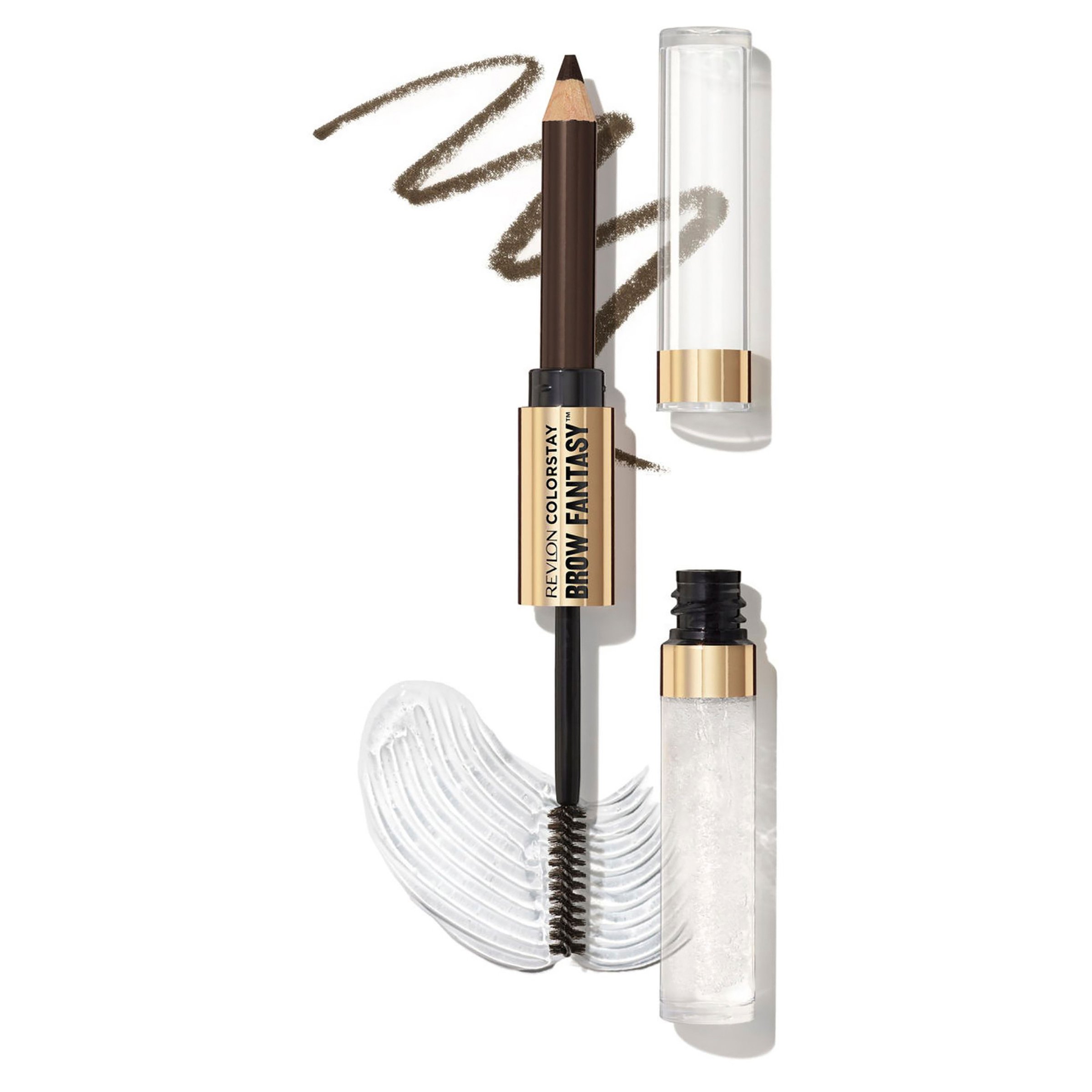 Revlon ColorStay Brow Fantasy Pencil & Gel Dark Brown 1 each - Image 5