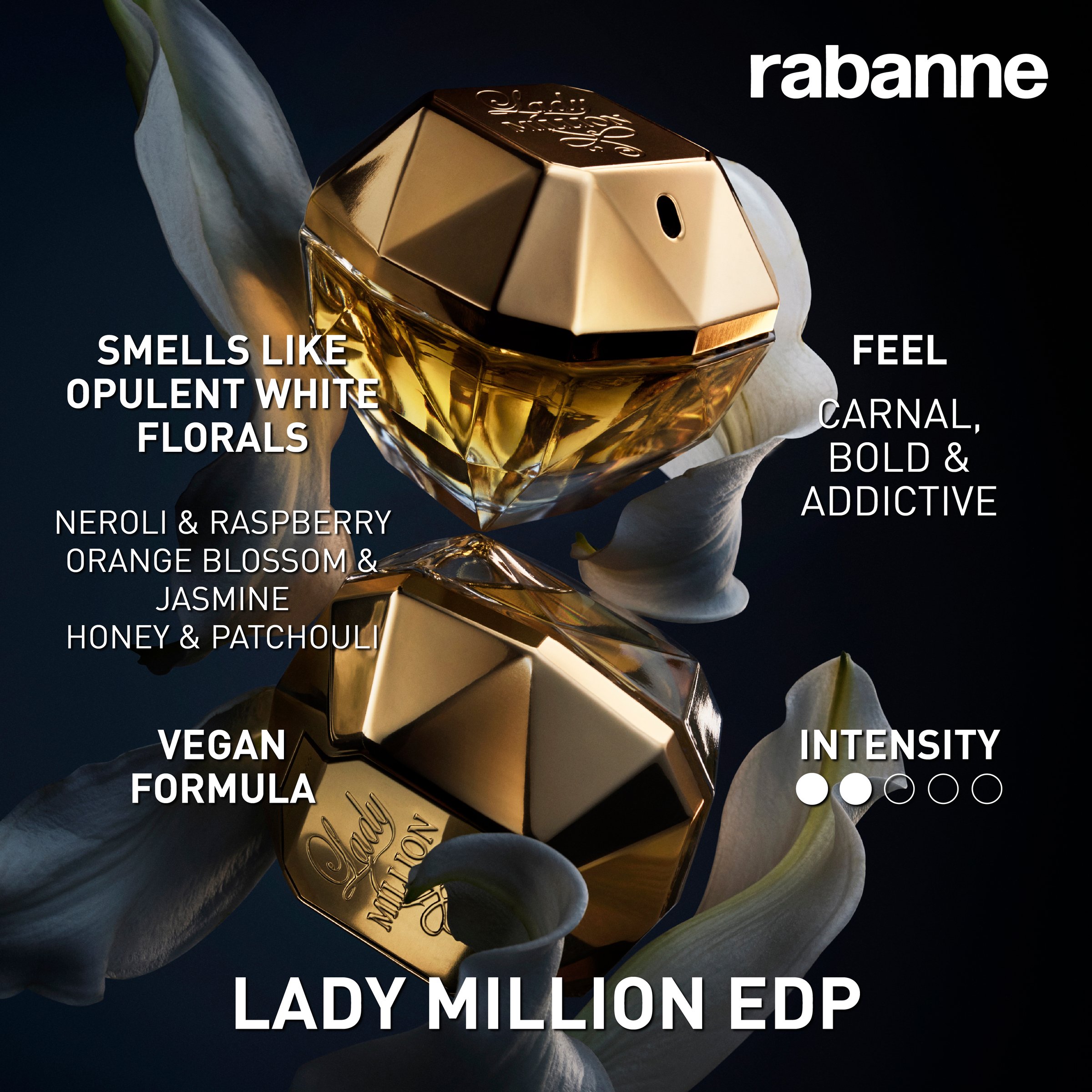 Rabanne Lady Million EDP Spray 80ml - Image 3