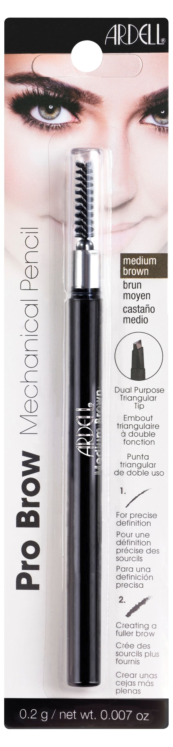 Ardell Mechanical Brow Pencil Medium Brown 1 each