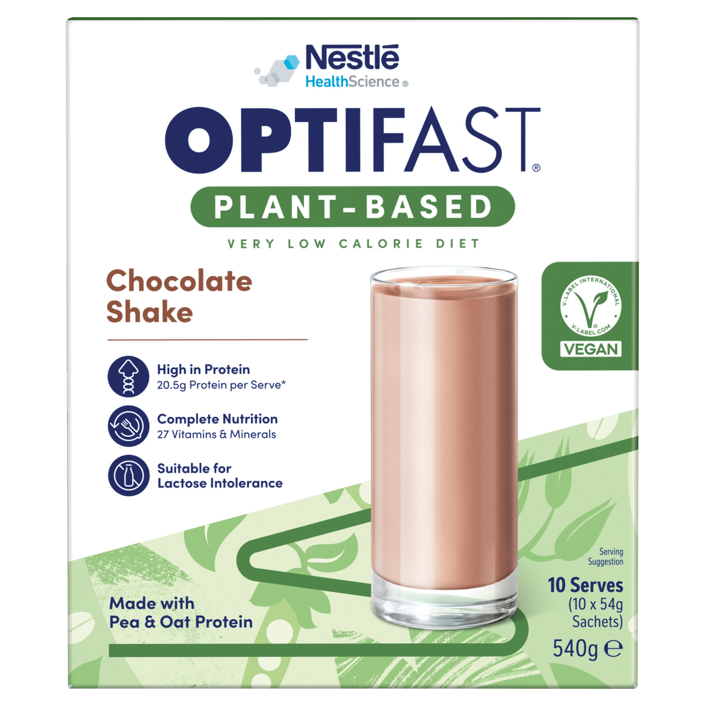 Optifast VLCD Plant Based Chocolate 10 pack - Image 1