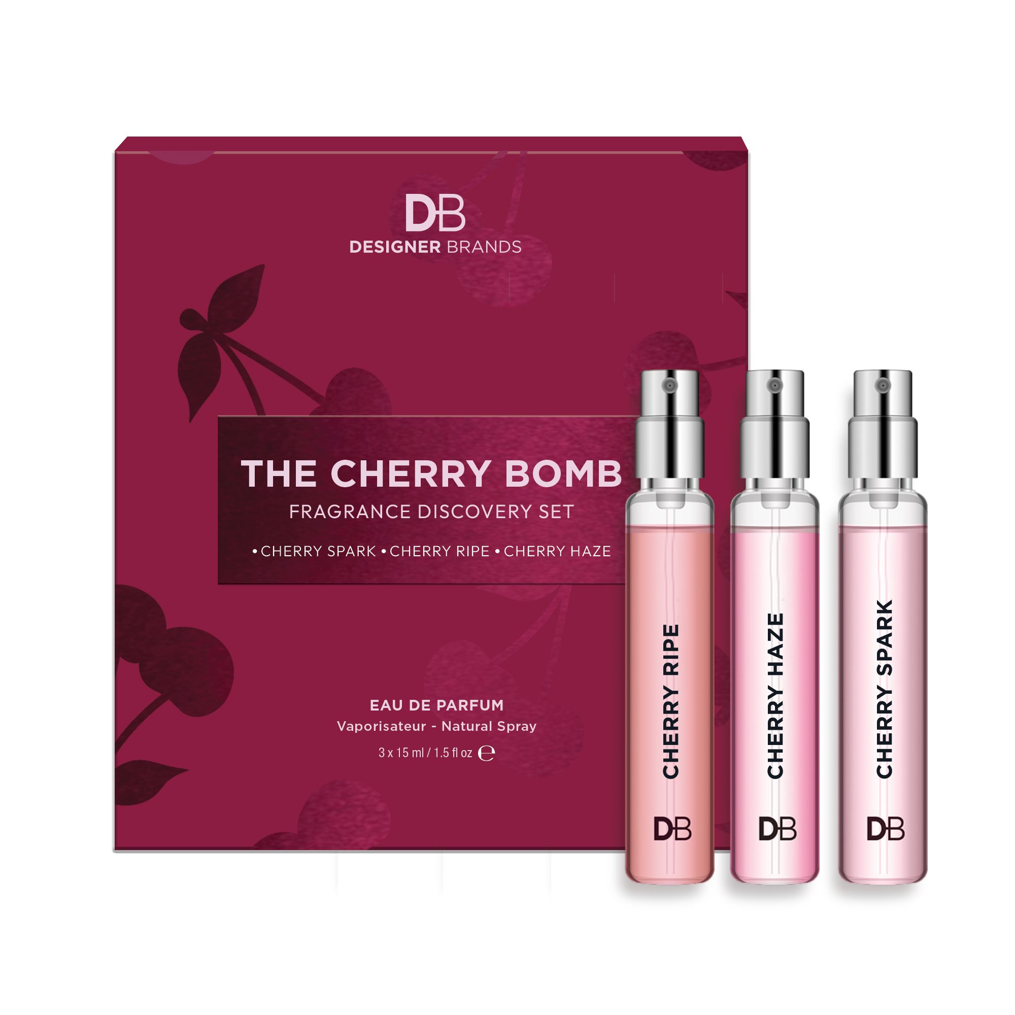 Designer Brands Cherry Bomb Collection Discovery Set 3 piece - Image 1