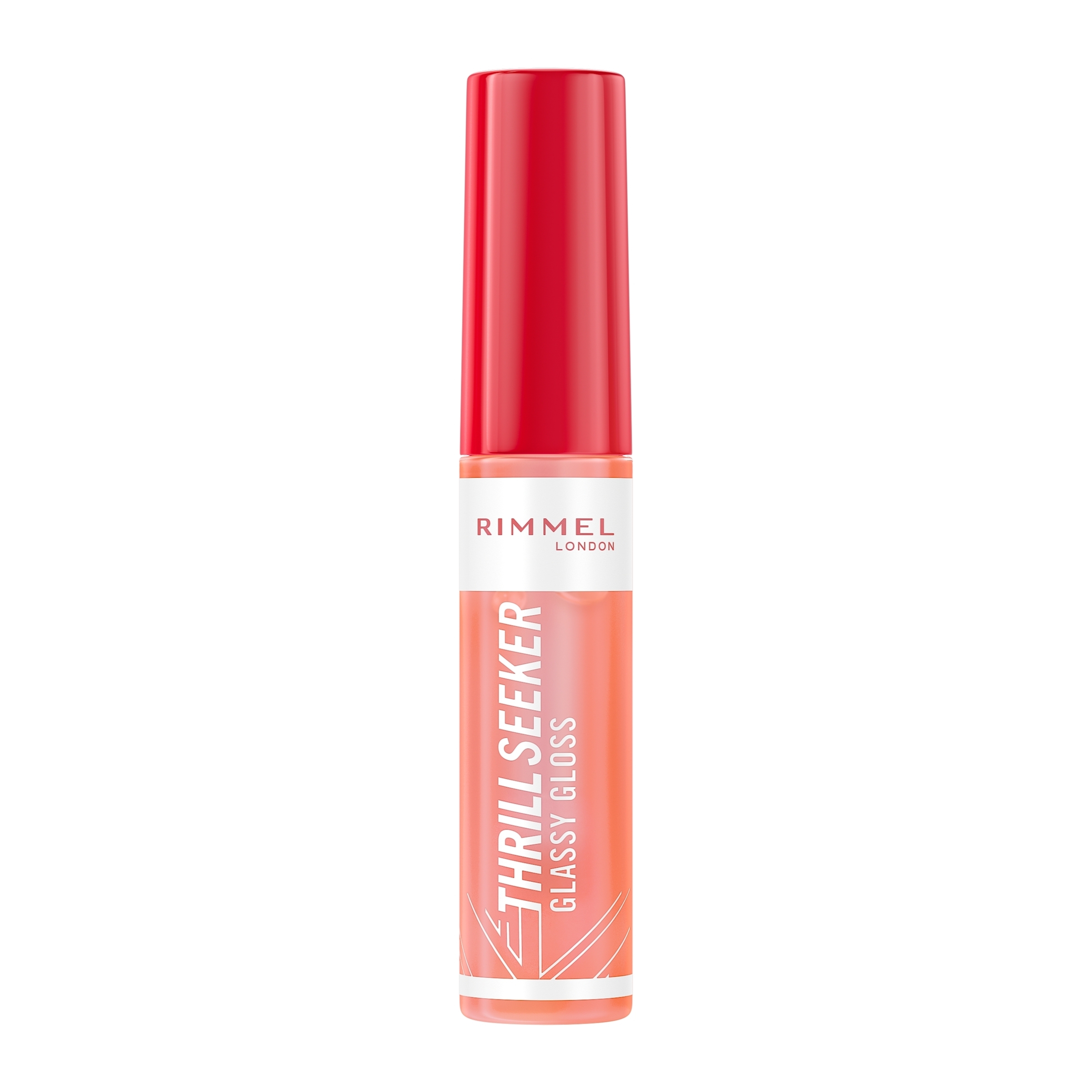 Rimmel Thrill Seeker Glassy Gloss 250 Peachy Vibes 10ml - Image 3