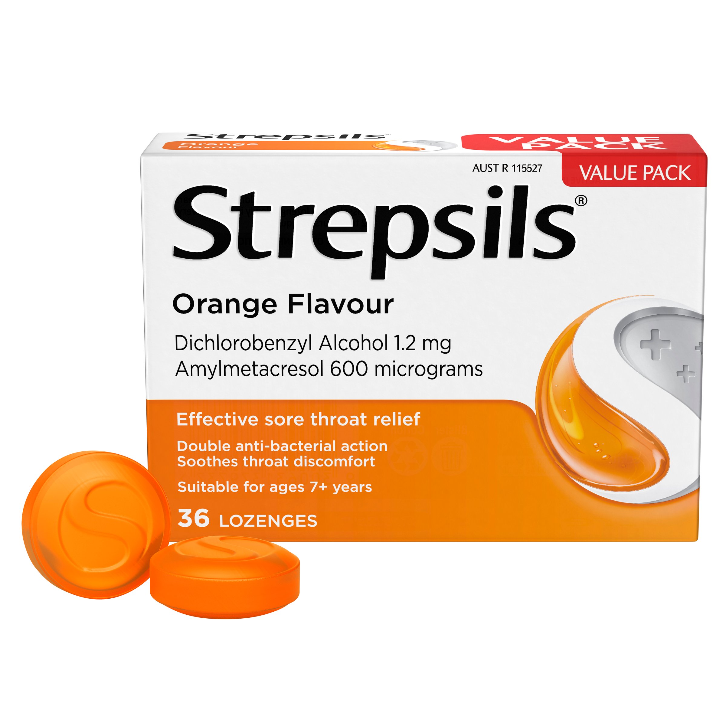 Strepsils Orange Double Antibacterial Action 36 lozenges - Image 7