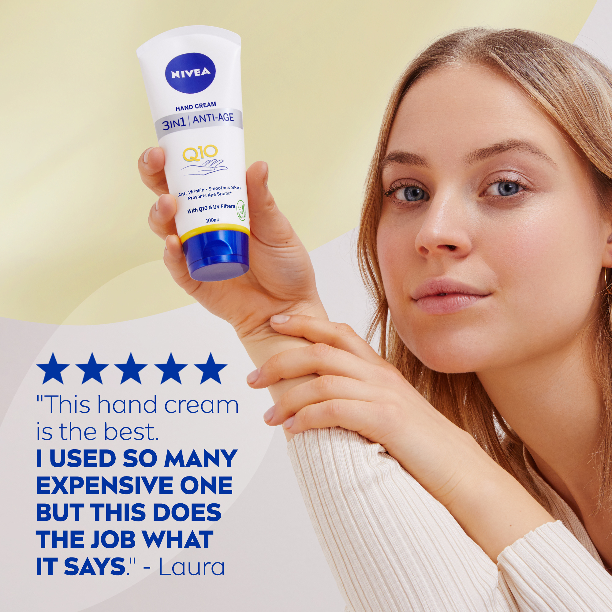Nivea Q10 Anti-Age Hand Cream 100ml - Image 3