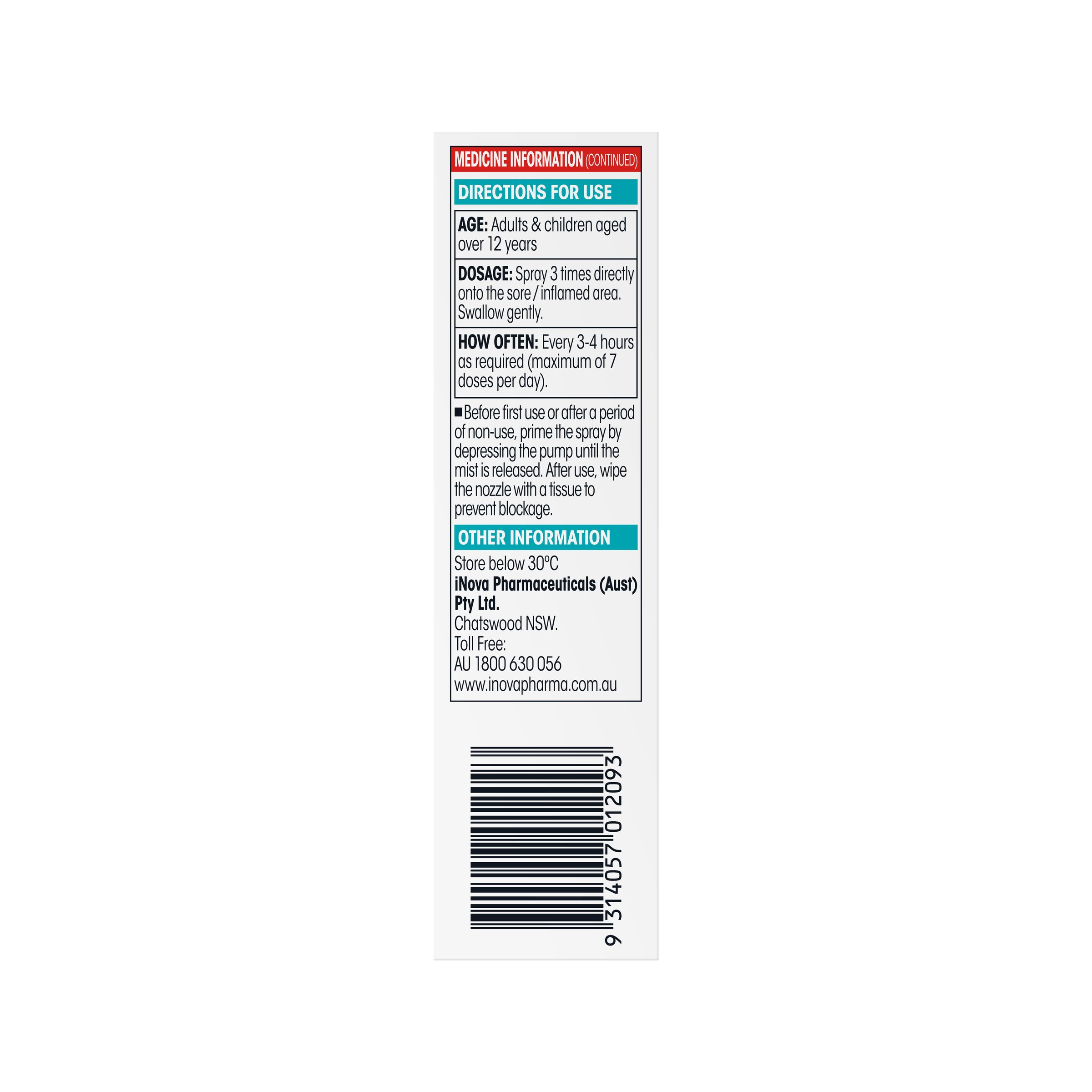 Difflam Plus Anaesthetic Spray 30ml - Image 4