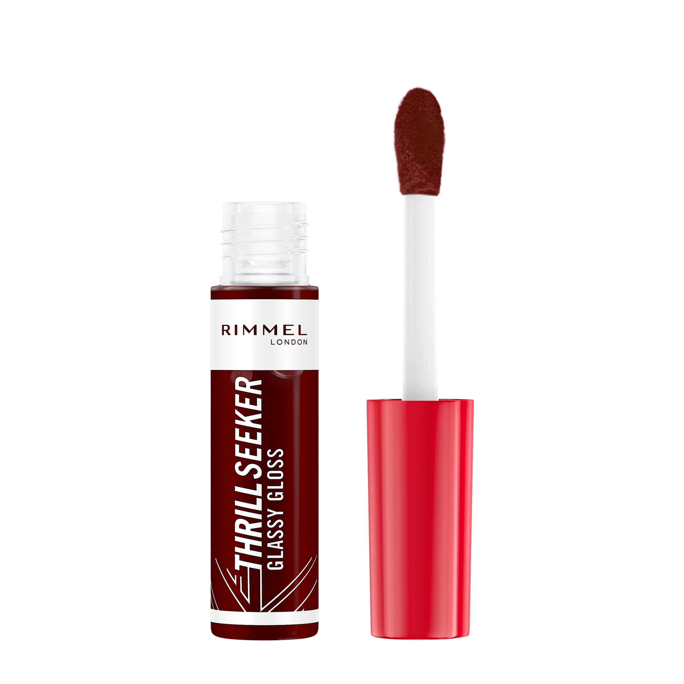 Rimmel Thrill Seeker Glassy Gloss Lipgloss Frosted Berry 750 - 10ml - Image 2