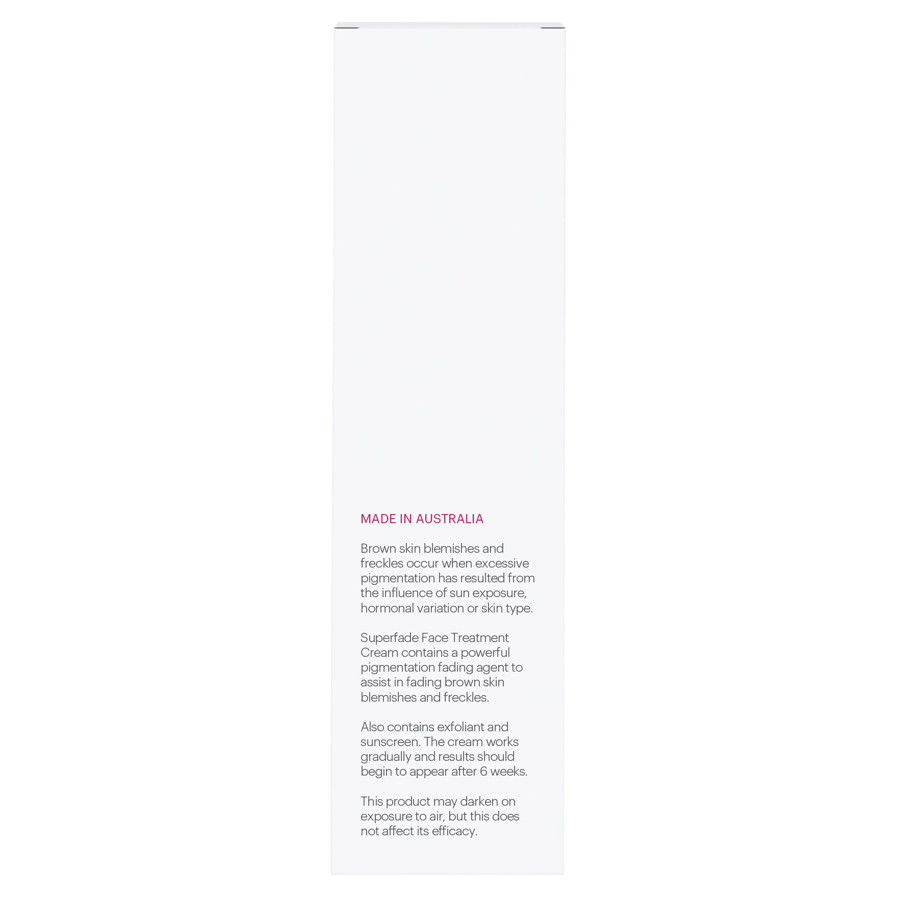 John Plunkett's SuperFade Face Treatment Cream 40ml - Image 3