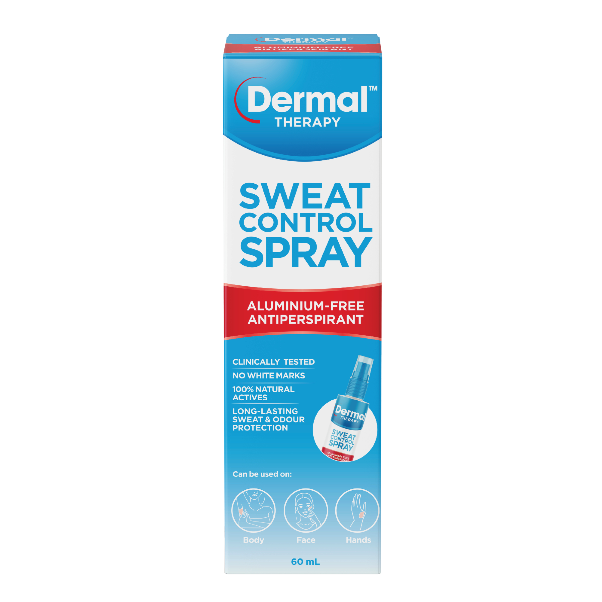 Dermal Therapy Sweat Control Spray 60ml - Image 1