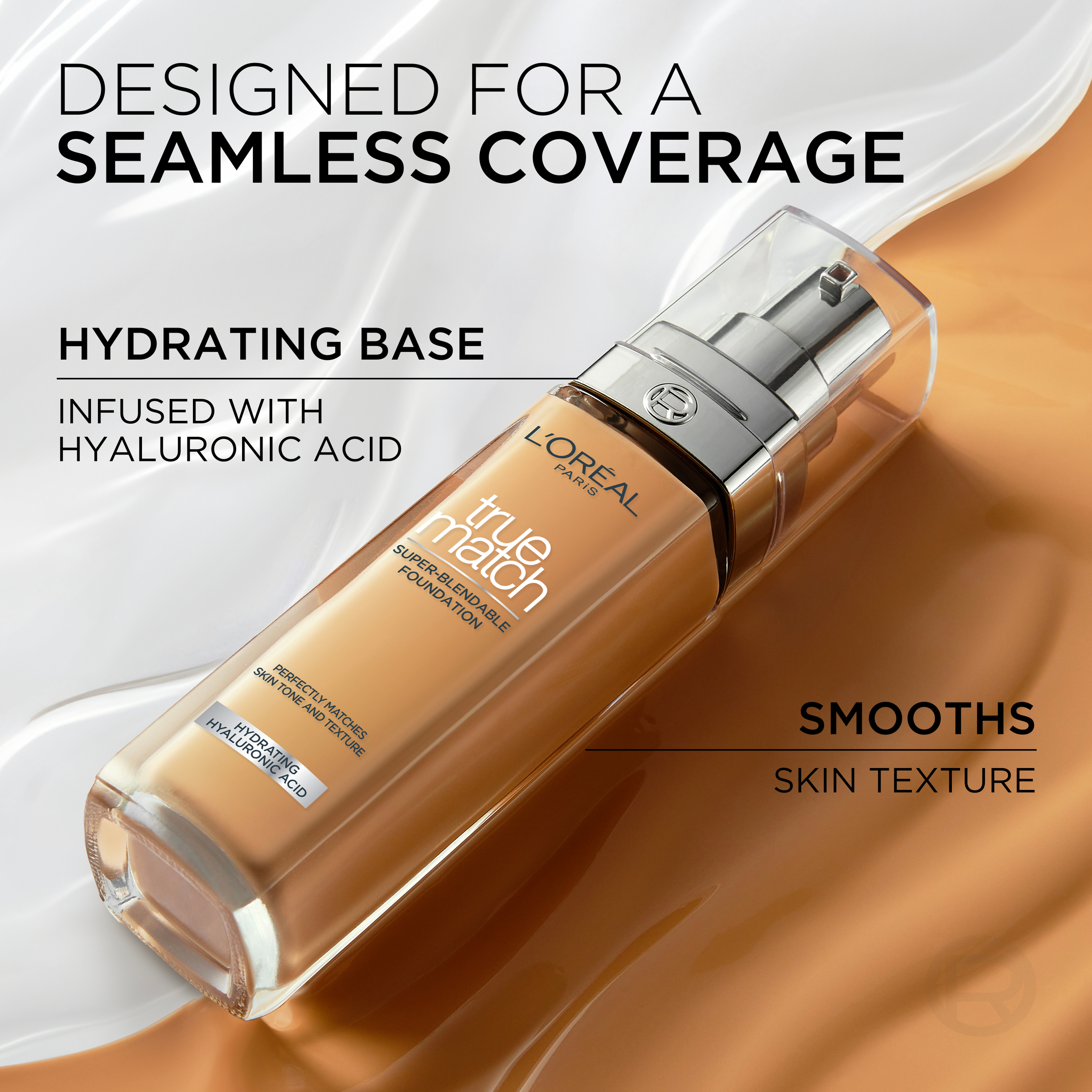 L'Oreal Paris True Match Liquid Foundation 1W Golden Ivory 30ml - Image 4