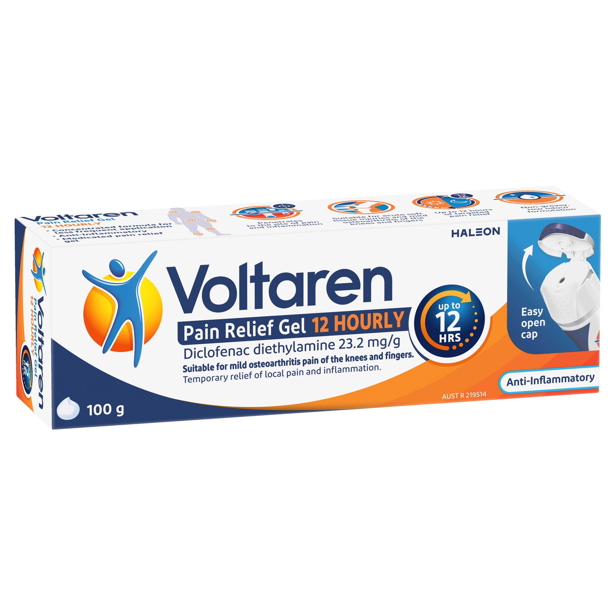 Voltaren Pain Relief Gel 12 Hourly 100g - Image 10