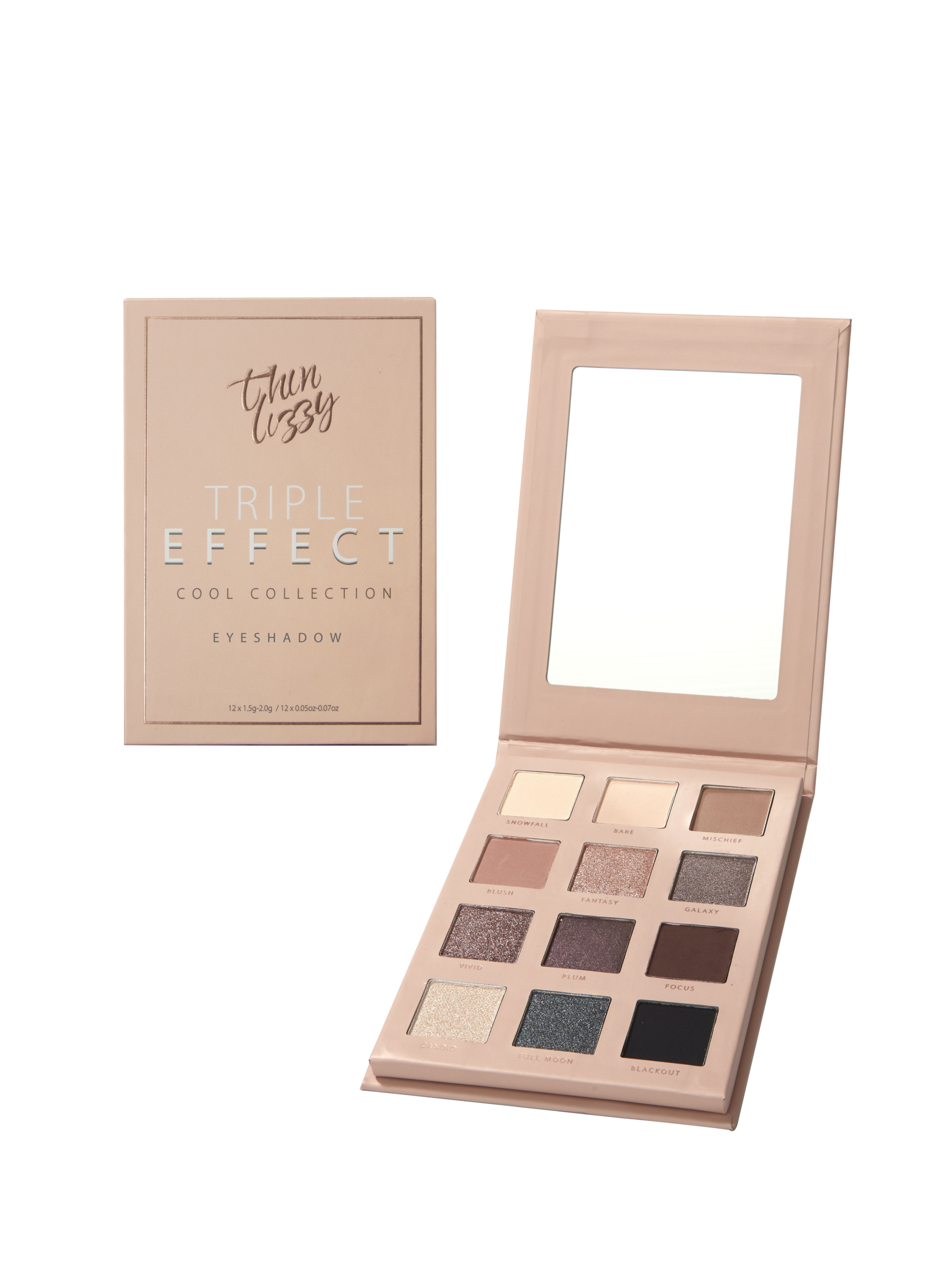 Thin Lizzy Triple Effect Eyeshadow Palette Cool 1 each - Image 1