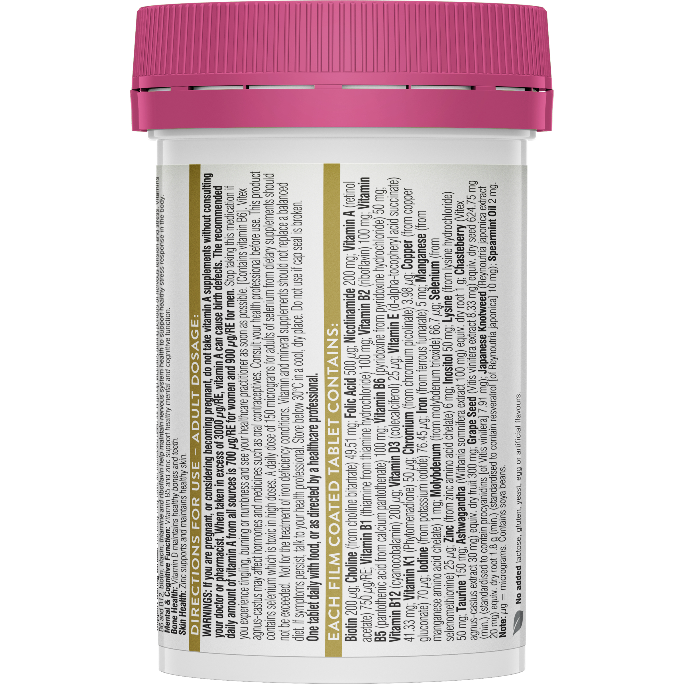 Swisse Ultivite Women's High Potency Multivitamin 40 tablets - Image 2