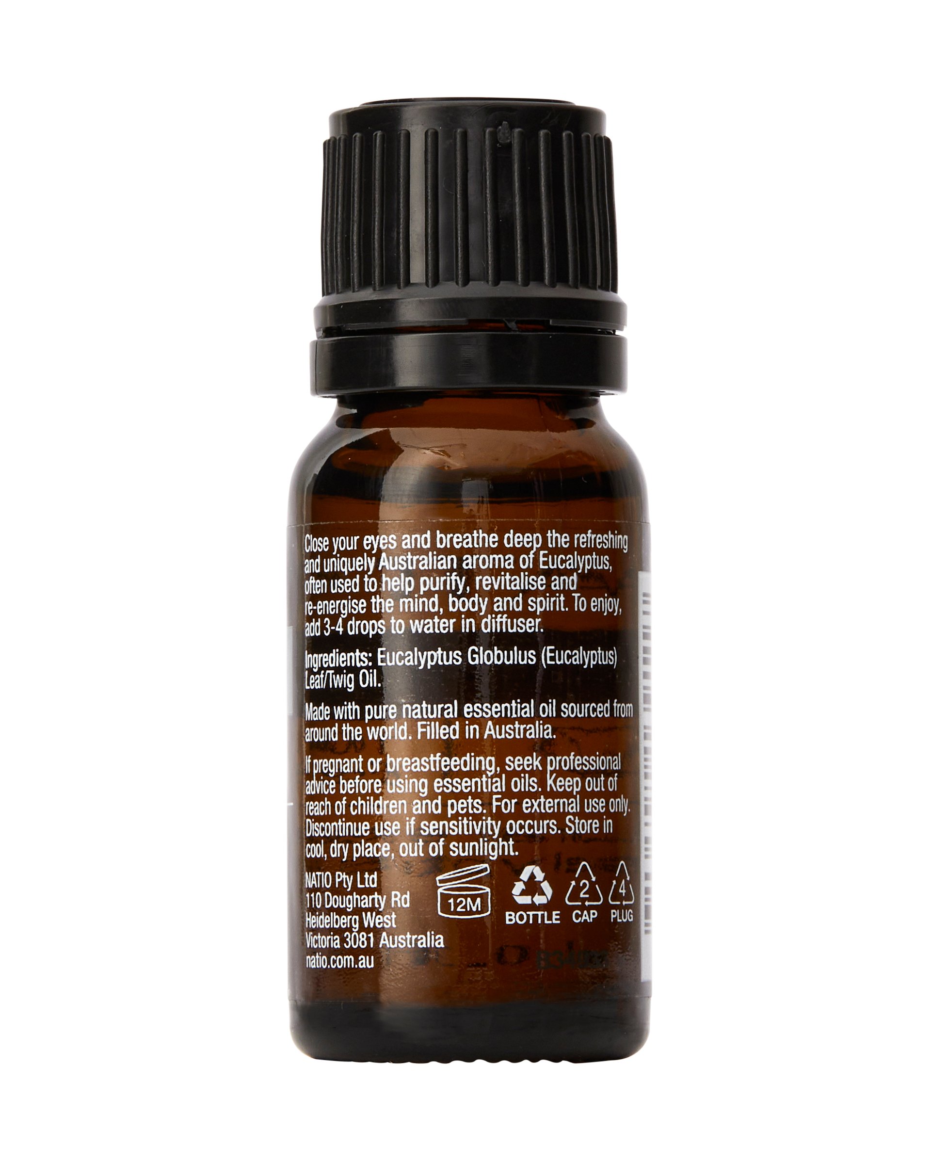 Natio Wellbeing Pure Essential Oil - Eucalyptus 10ml - Image 2