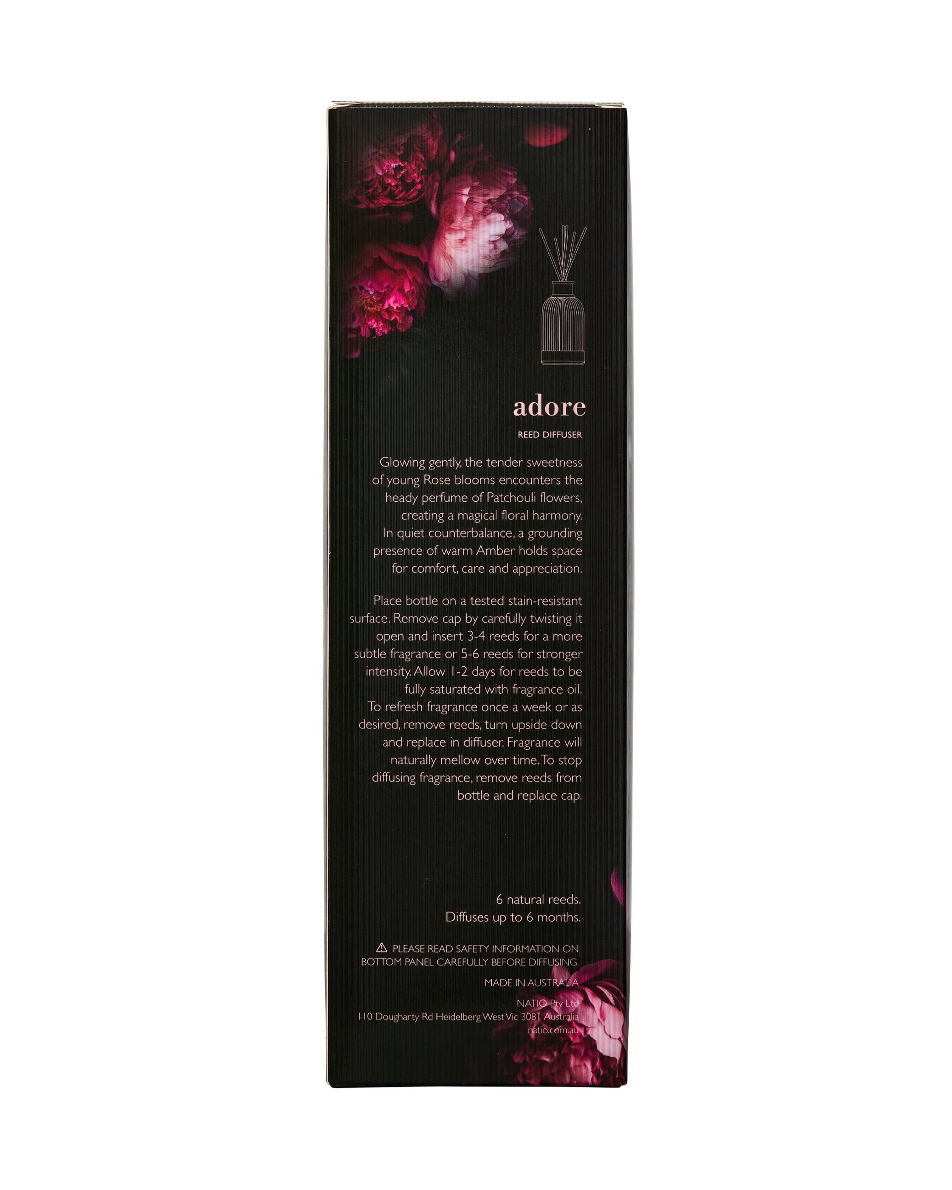 Natio Home Sanctuary Scented Reed Diffuser Adore 180 ml - Image 5