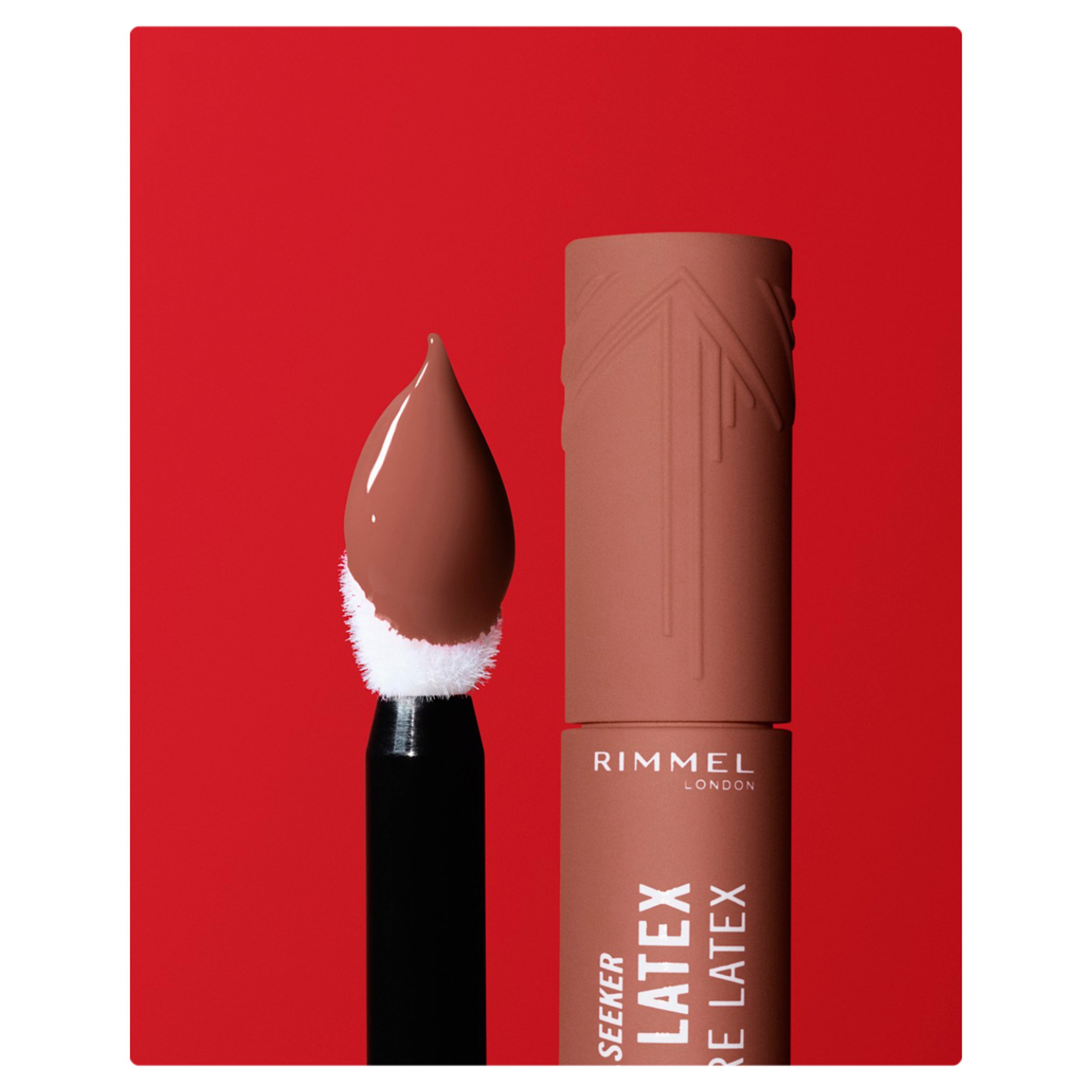 Rimmel Thrill Seeker Lip Latex Sassy 100 - 6ml - Image 3