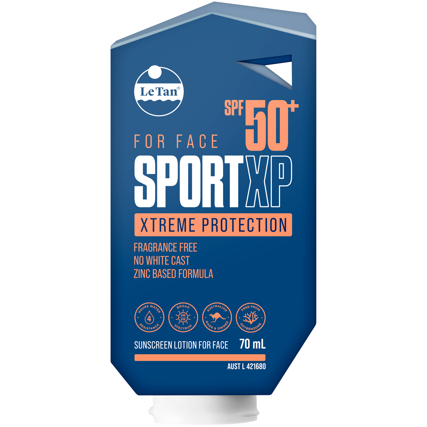 Le Tan SPF50+ SportXP Face Xtreme Protection 70ml