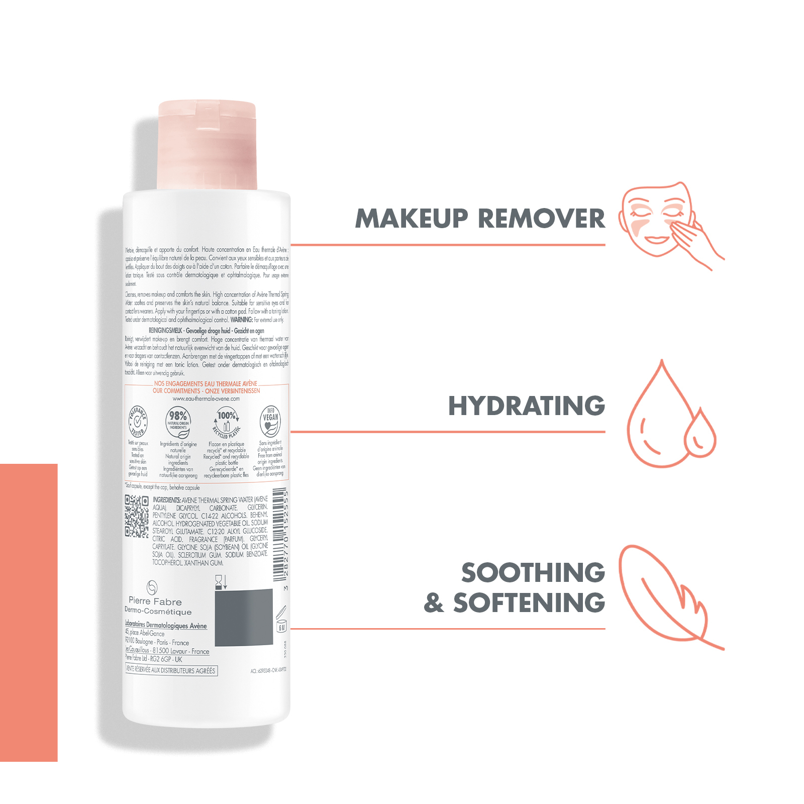 Avene Essential Care Milk Cleanser 200ml - Image 5
