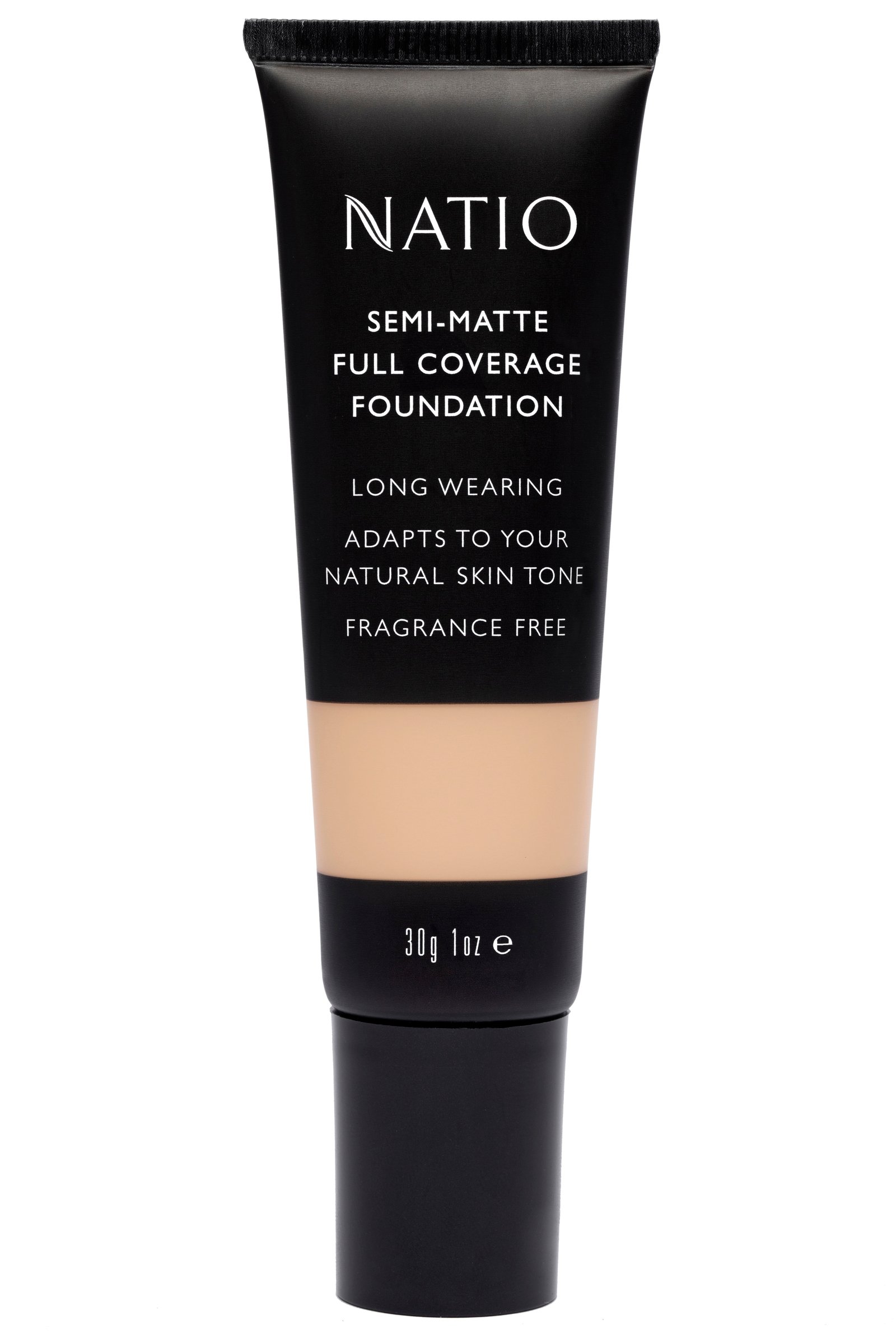 Natio Semi-Matte Full Coverage Foundation Chai 40g - Image 1