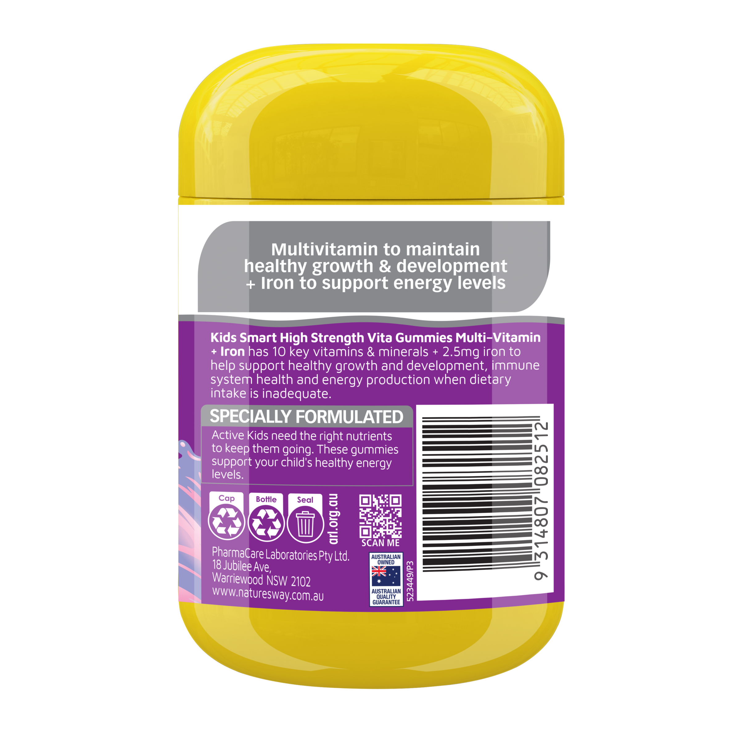 Nature's Way Kids Smart Vita Gummies Multi-Vitamin + Iron 40 pastilles - Image 3