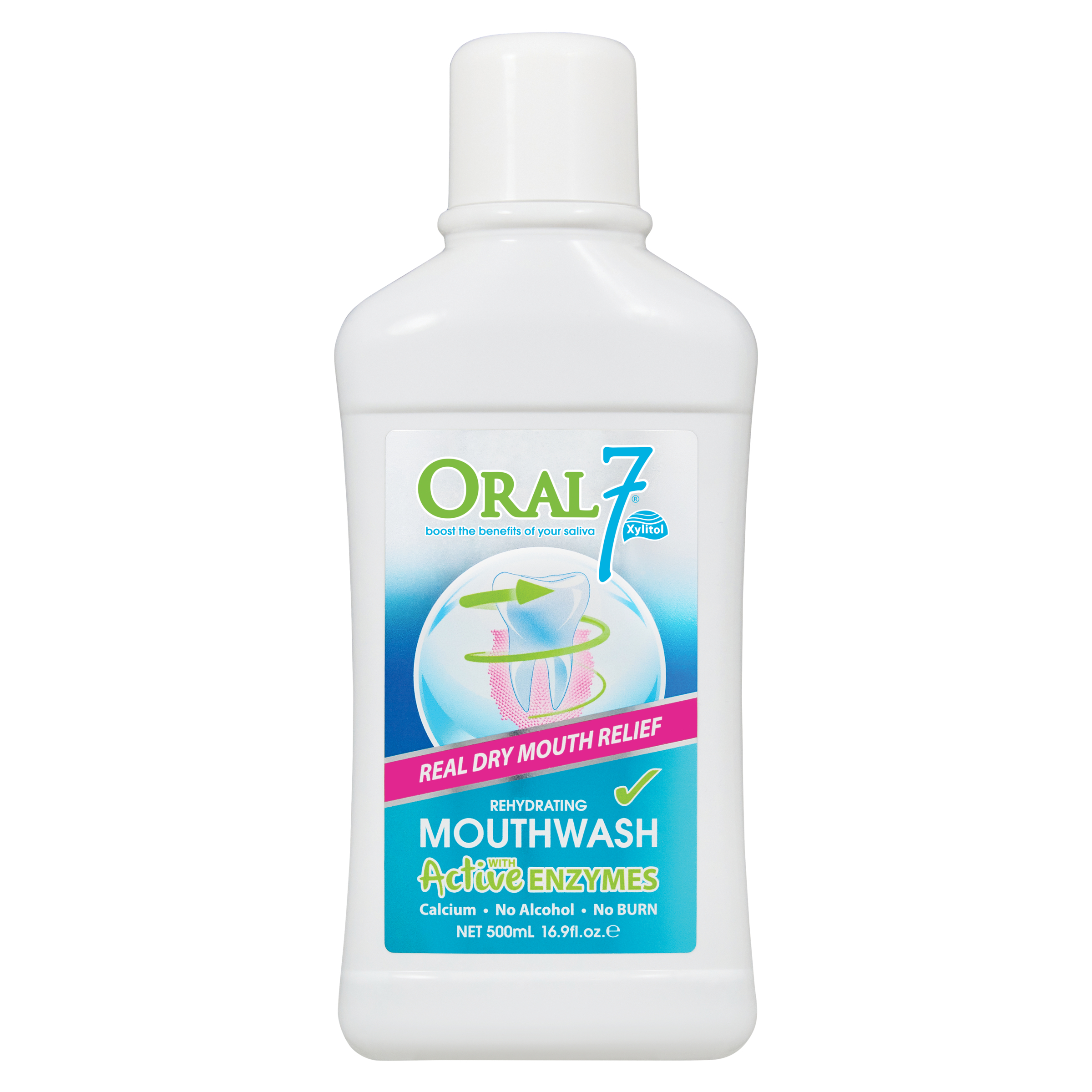Oral7 Dry Mouth Mouthwash 500ml - Image 1