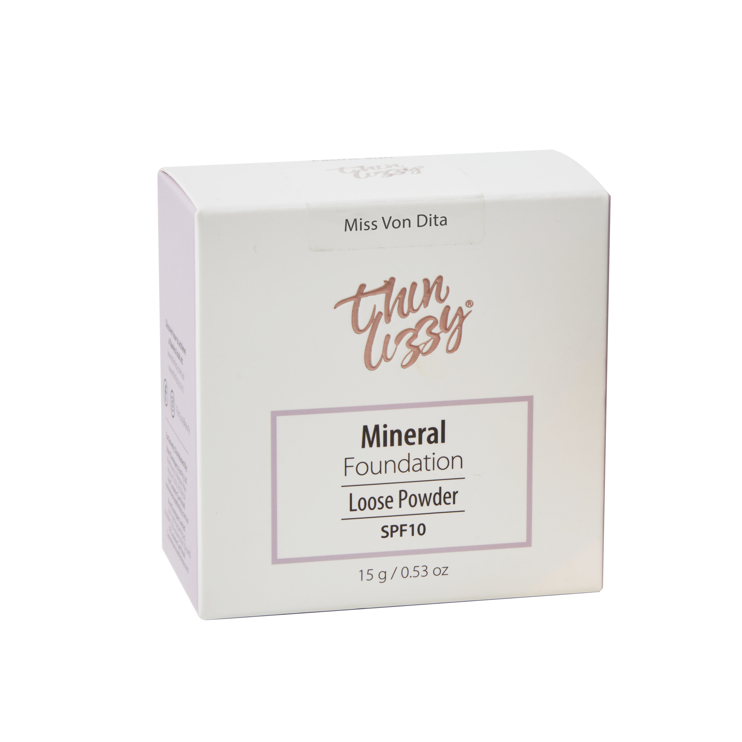 Thin Lizzy Loose Mineral Foundation Miss Von Dita 1 each - Image 2