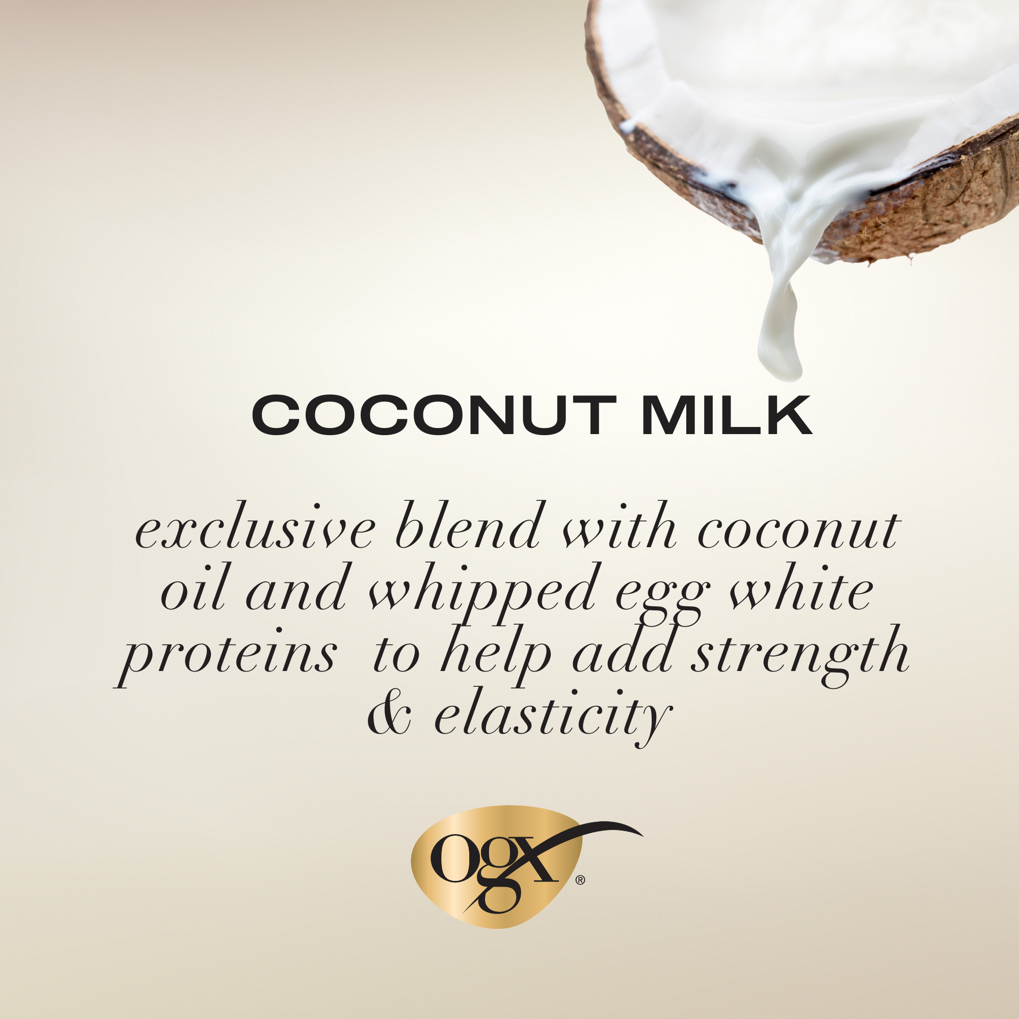 OGX Nourishing Coconut Milk Conditioner 385ml - Image 4