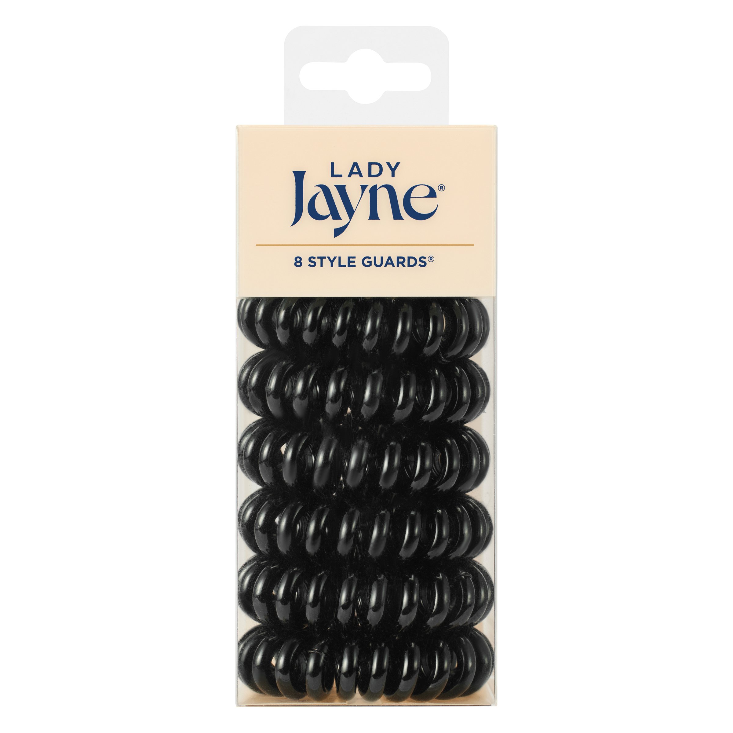Lady Jayne Styleguards Elastics Black 8 pack - Image 1