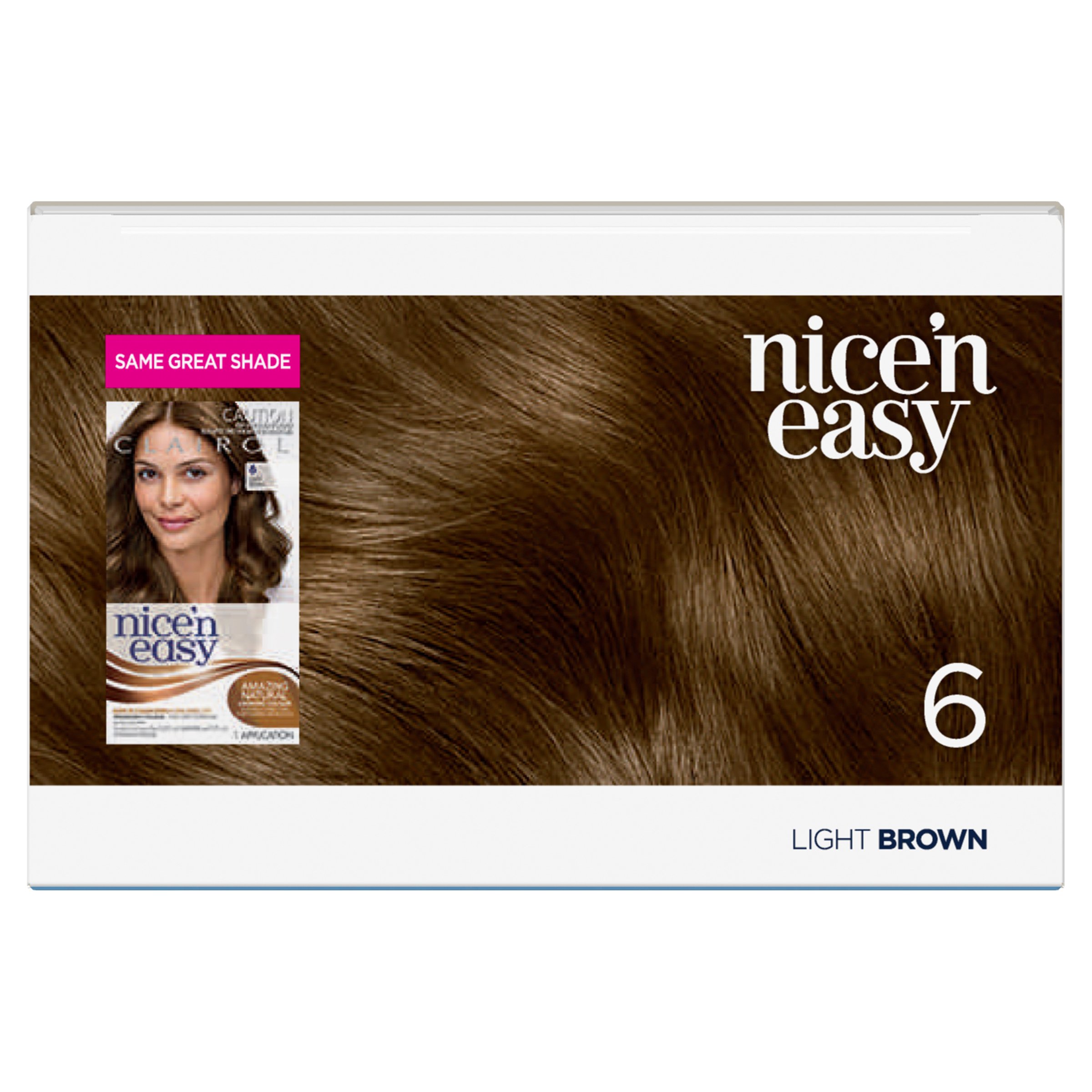 Clairol Nice'n Easy 6 Natural Light Brown 1 pack - Image 4
