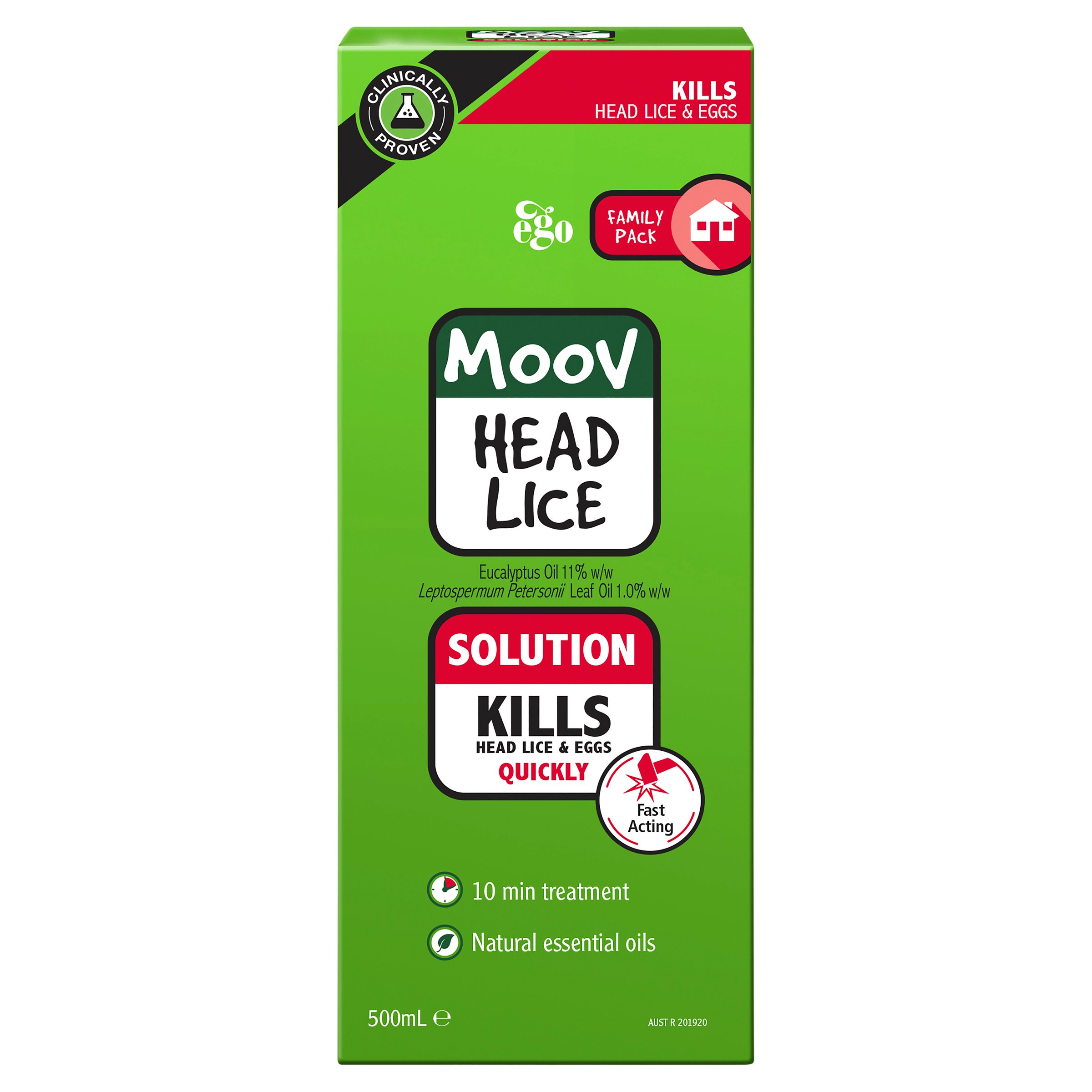 Ego Moov Head Lice Solution 500ml - Image 1