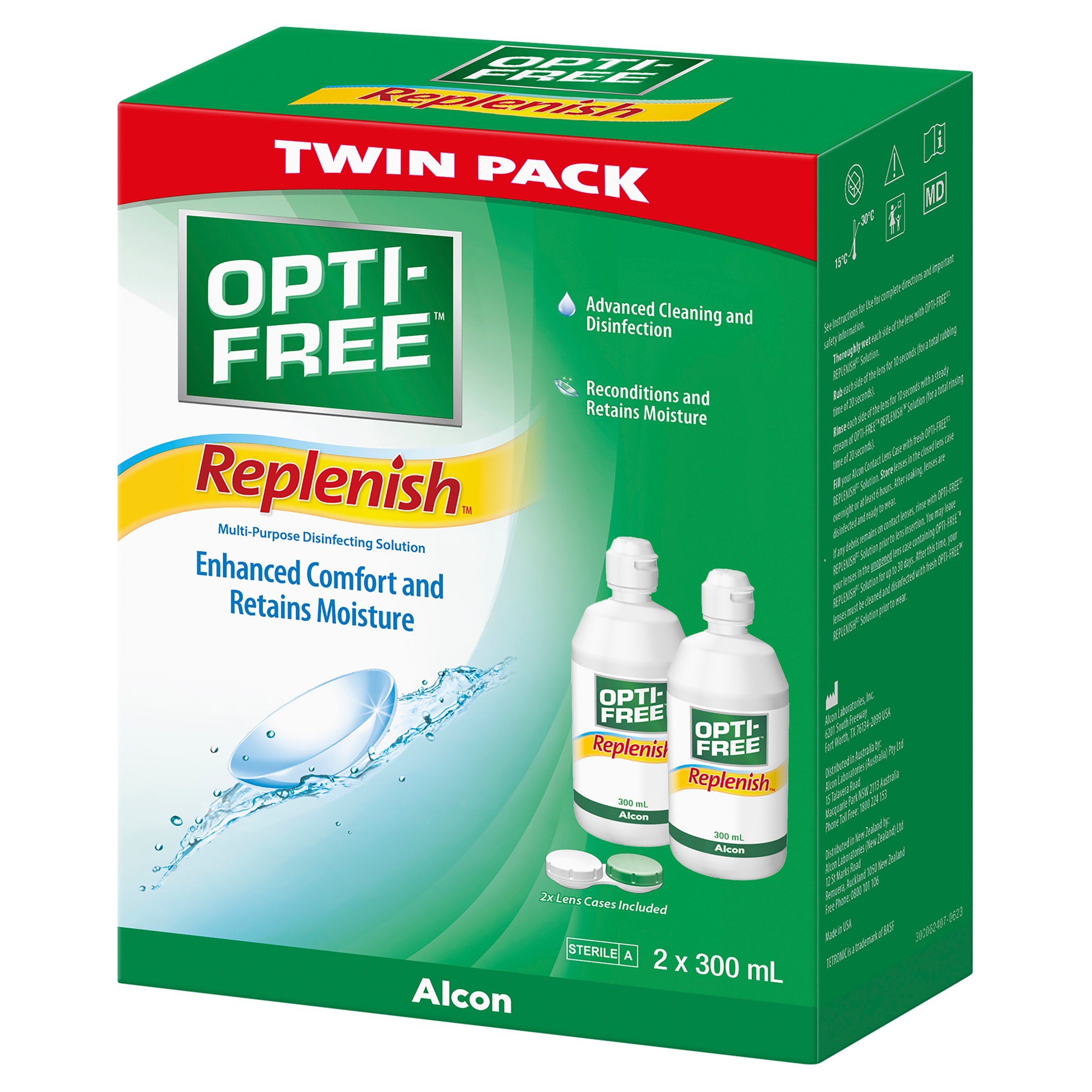 Opti-Free Replenish Twin 300ml - 2 pack - Image 3