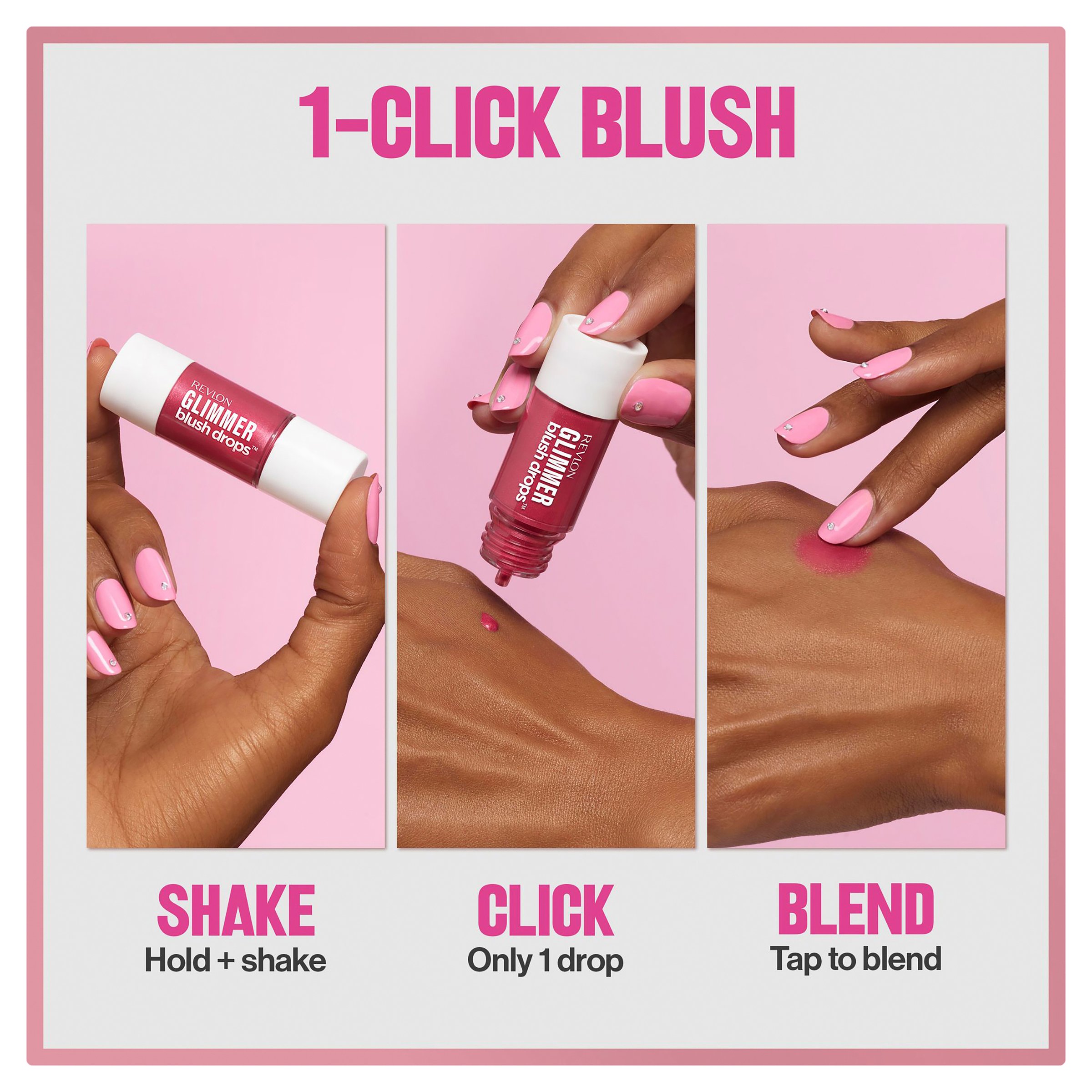 Revlon Glimmer Blush Drops - Field Of Roses 1 each - Image 5