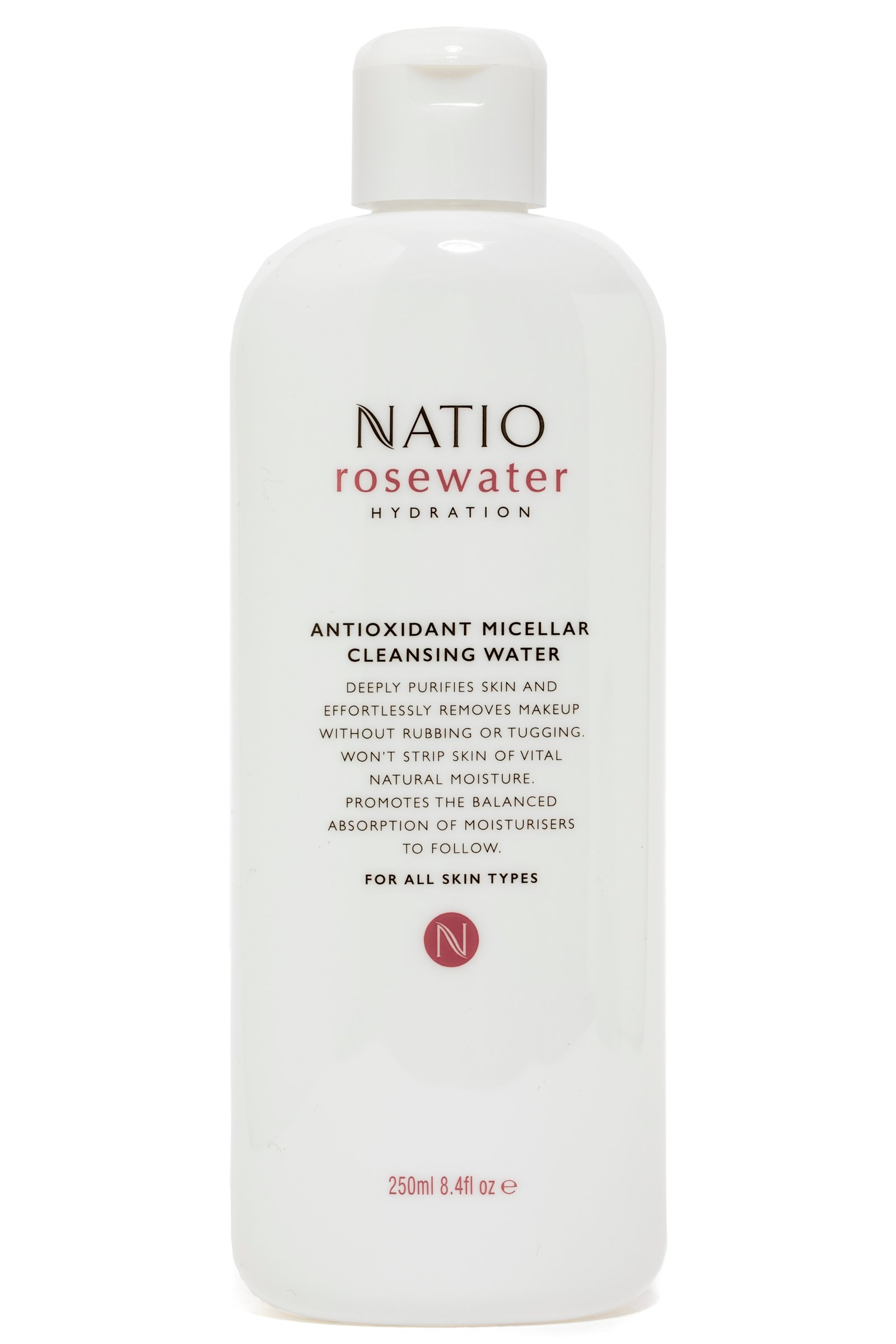 Natio Rosewater Hydration Antioxidant Micellar Water 250ml