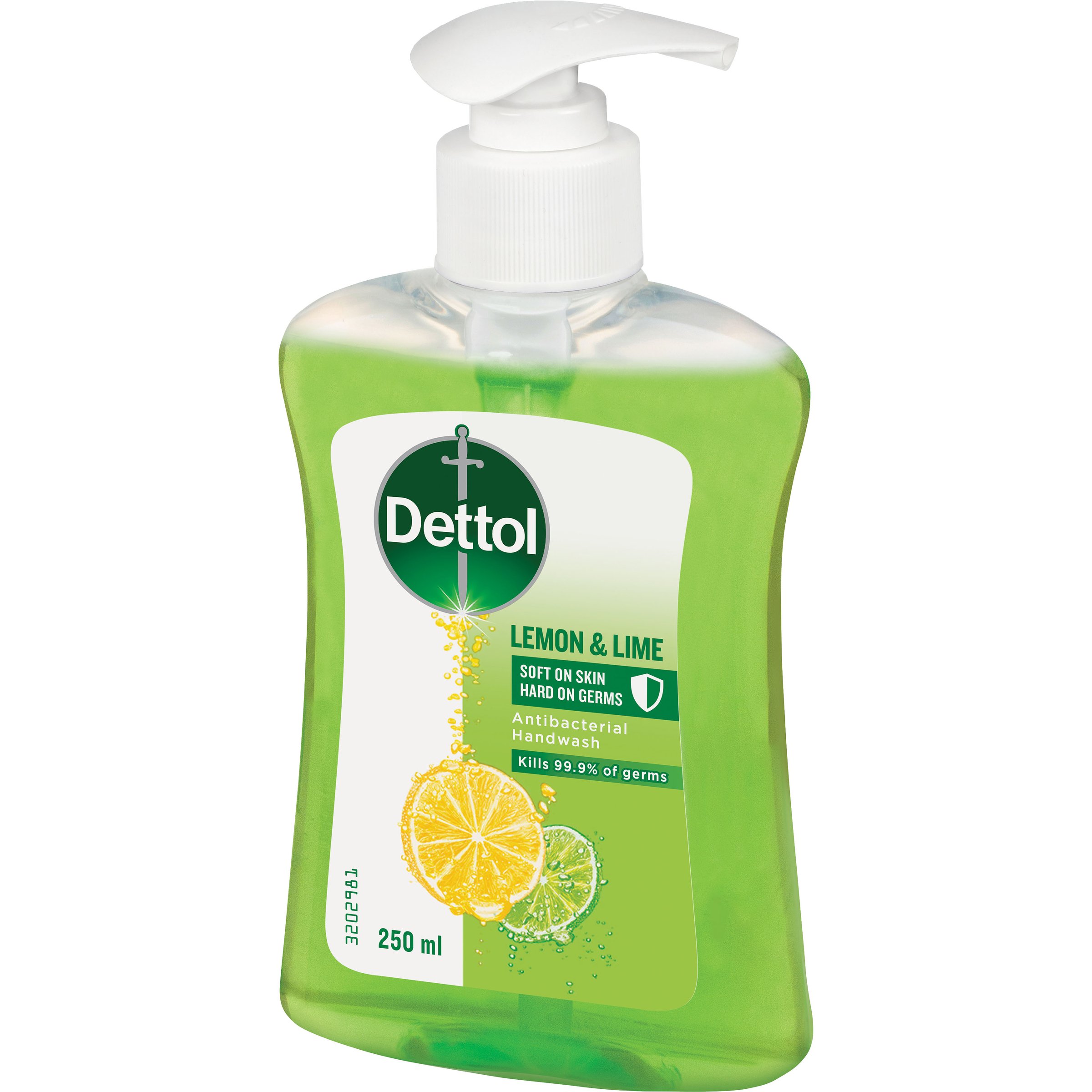 Dettol Antibacterial Hand Wash Pump Lemon & Lime 250ml - Image 3
