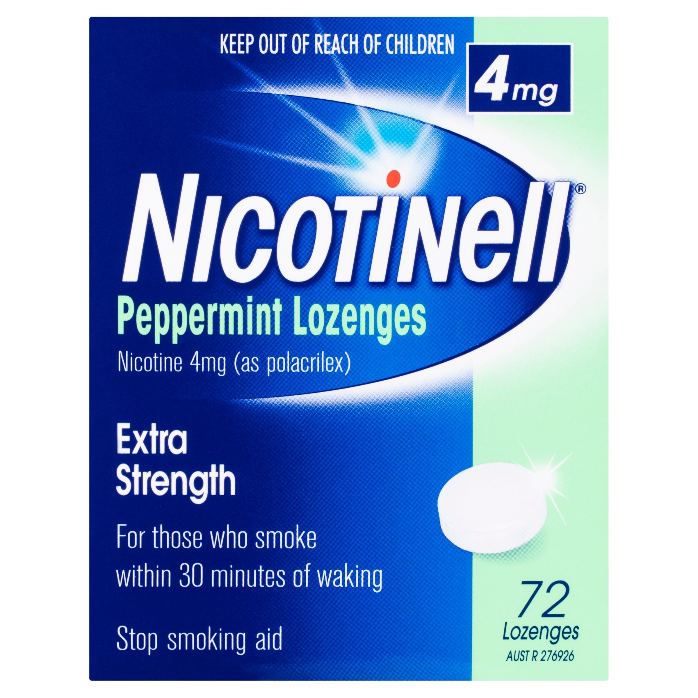 Nicotinell 4mg - 72 lozenges - Image 1