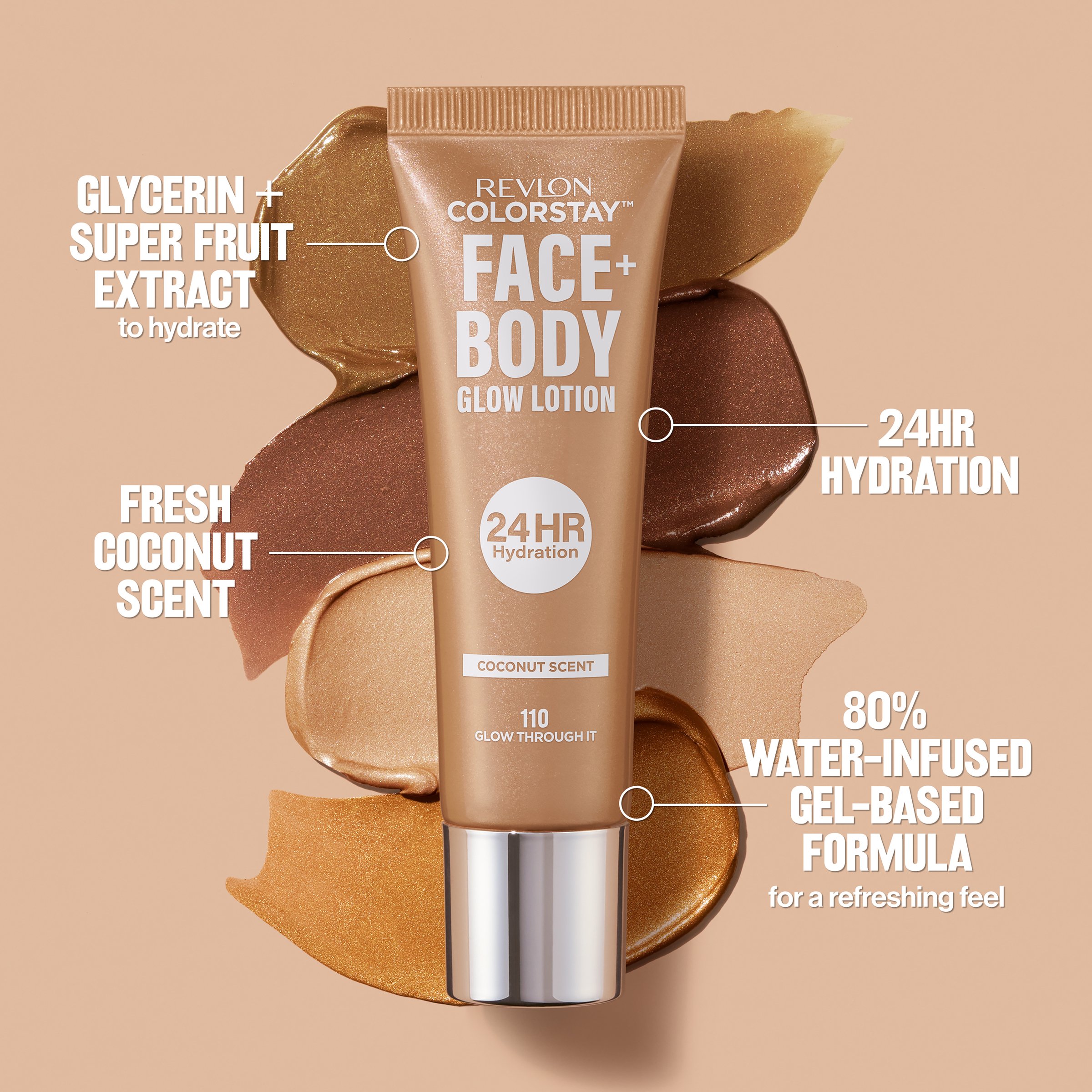 Revlon Colorstay™ Face & Body Glow Lotion - In My Bronzy Era 30ml - Image 4